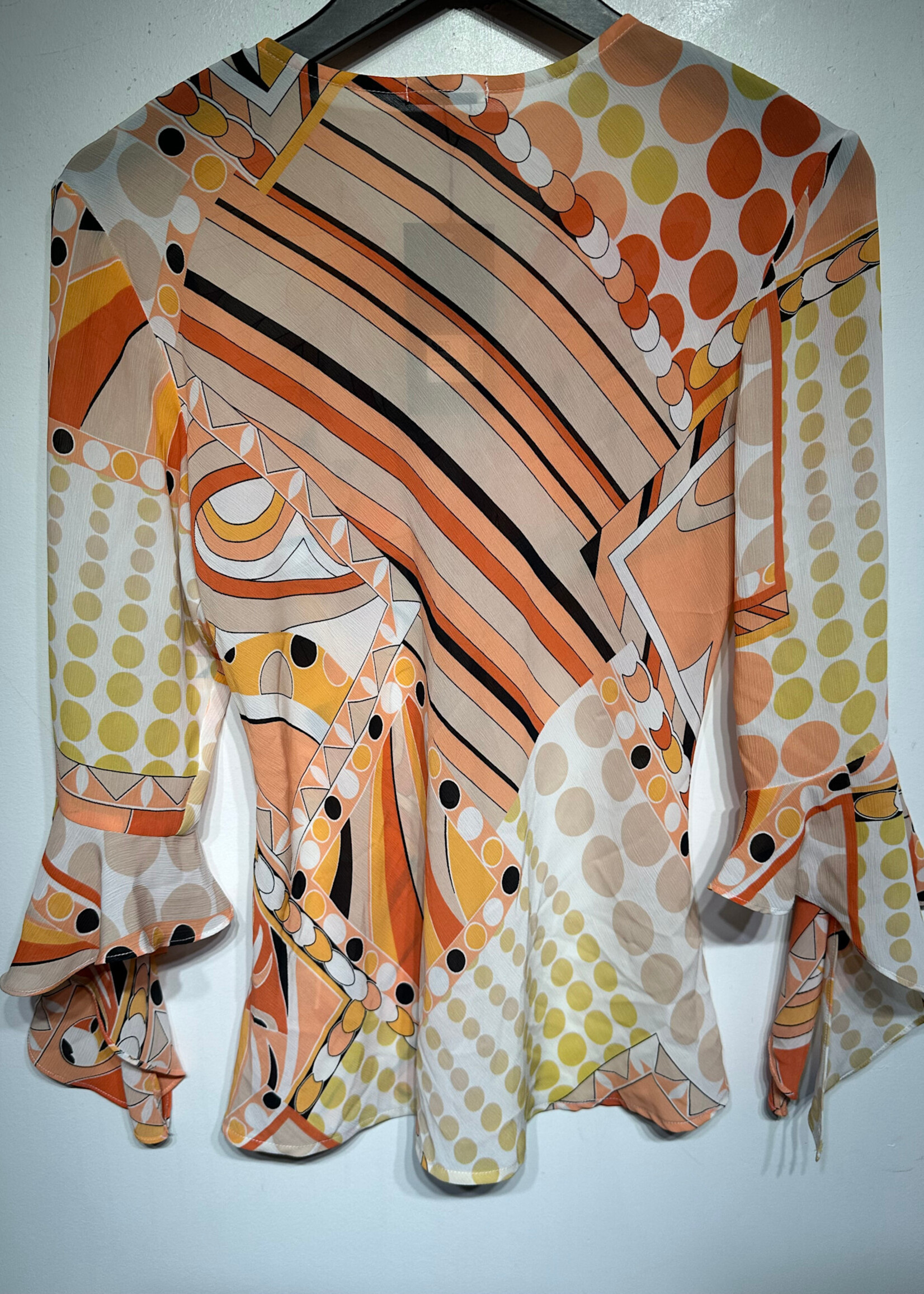 Jaipur Orange Patterned LS M
