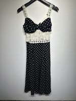 Lacemade Polka Dot Maxi Dress S