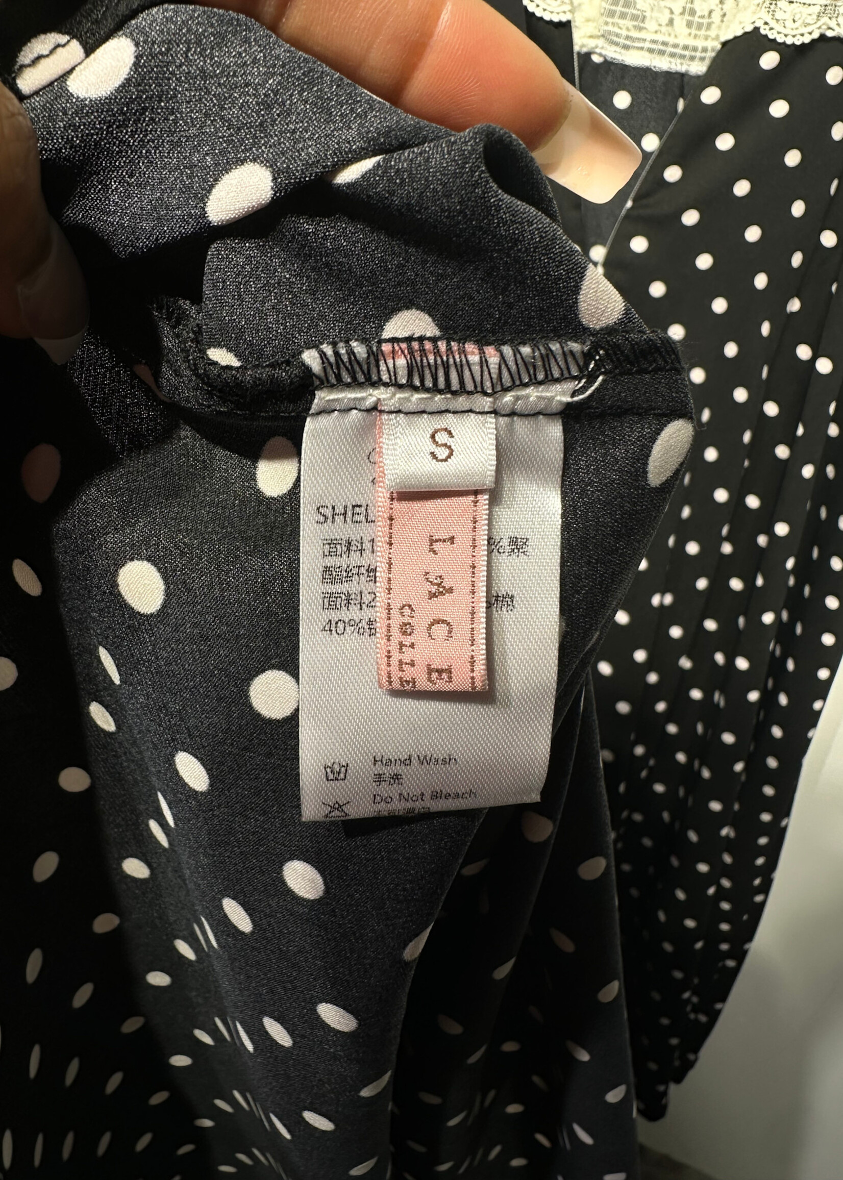 Lacemade Polka Dot Maxi Dress S