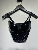 Victoria's Secret Black Patent Corset 32C