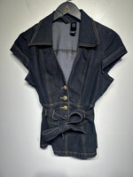 Bisou Bisou Denim SS Vest M