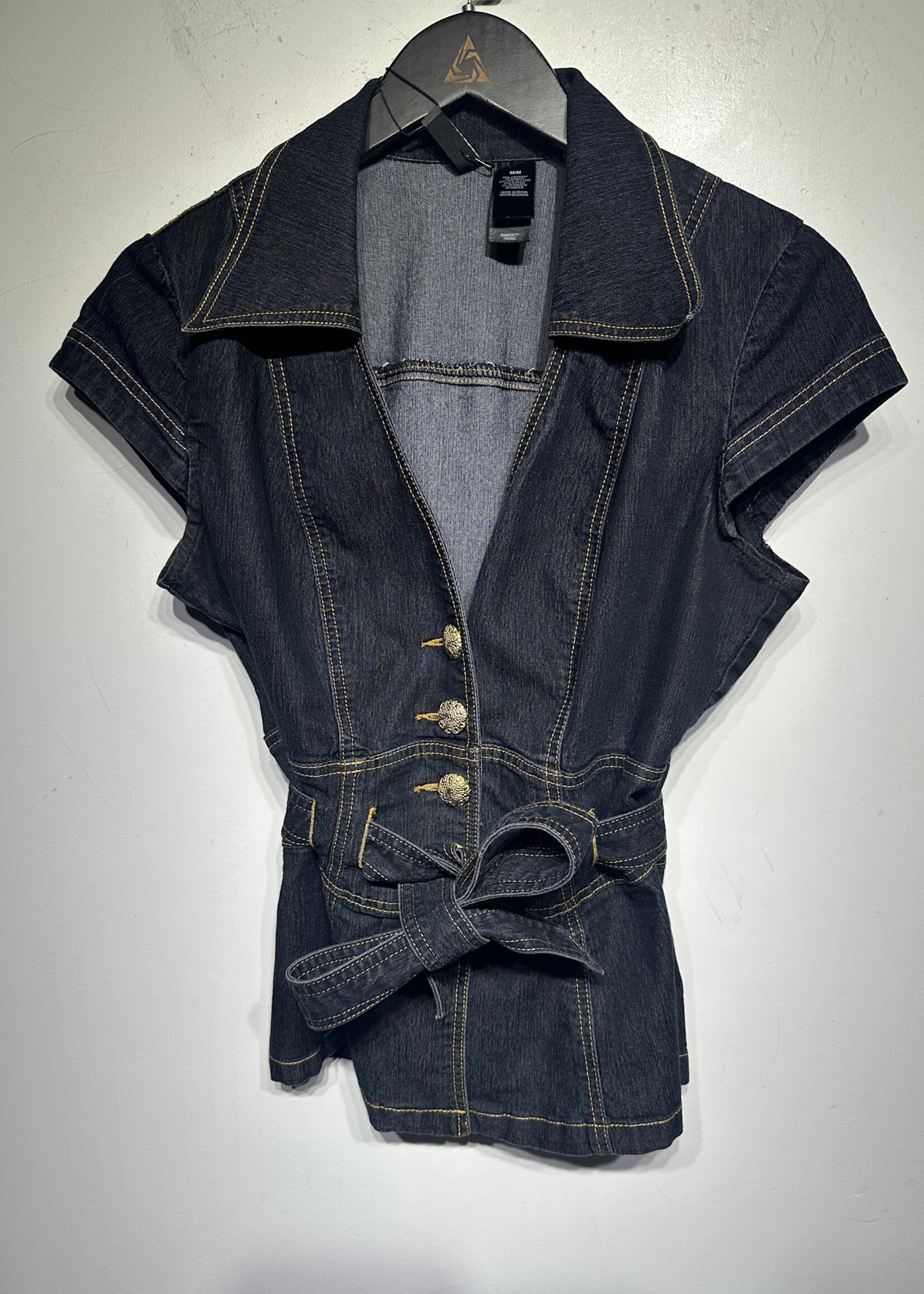 Bisou Bisou Denim SS Vest M