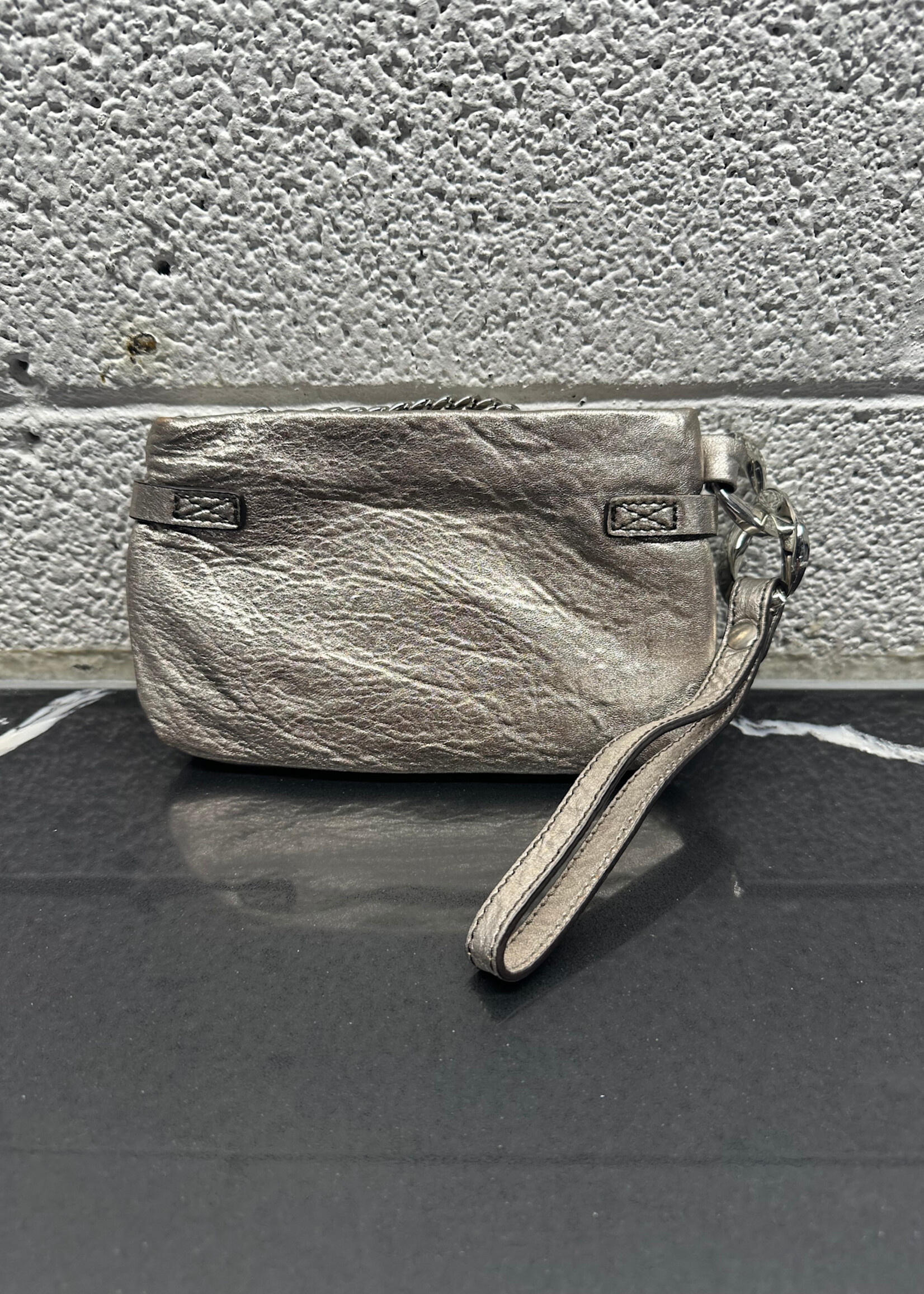 Juicy Couture Y2K Silver Chain Wristlet