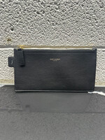 Saint Laurent Black Zip Pouch