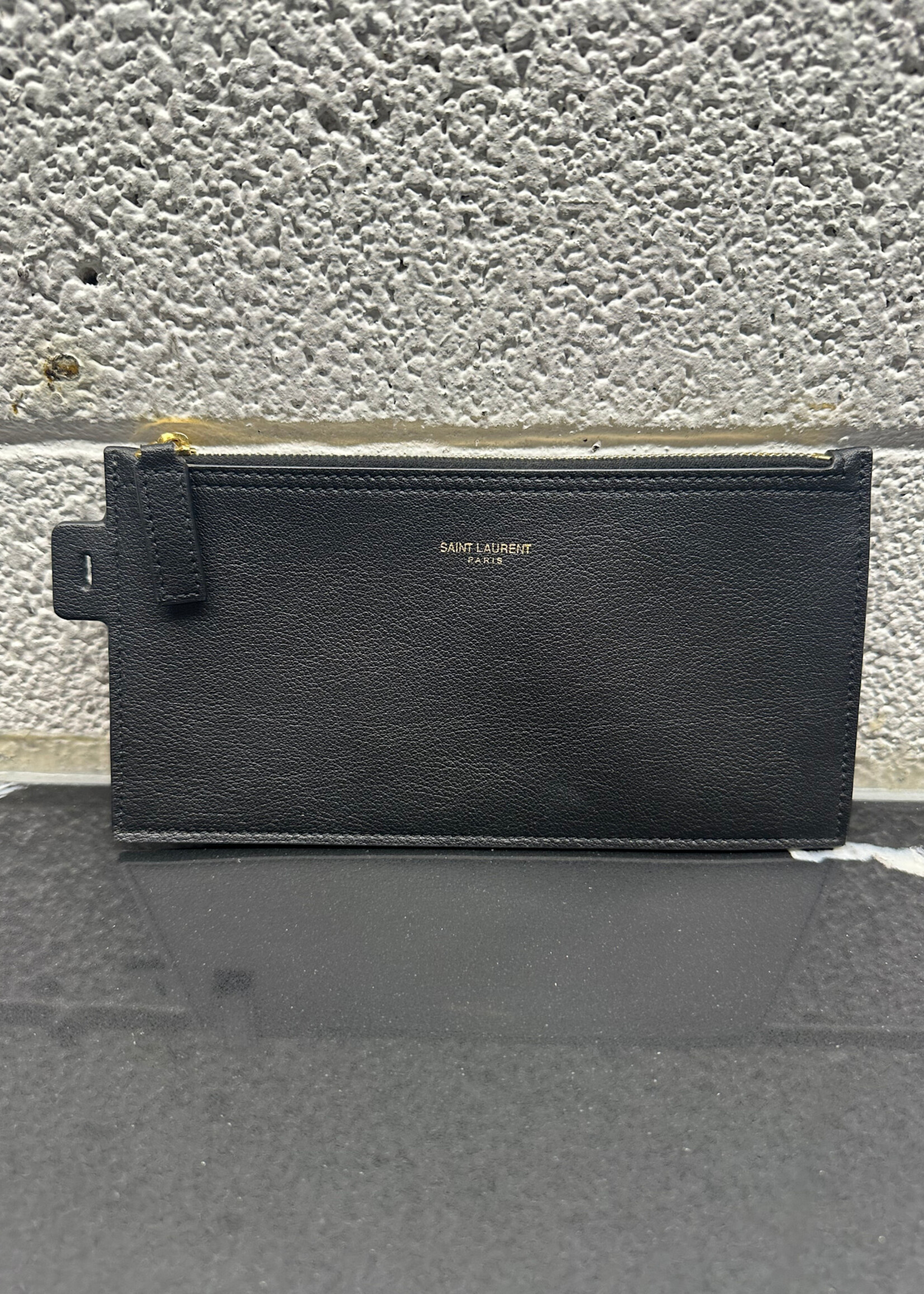 Saint Laurent Black Zip Pouch
