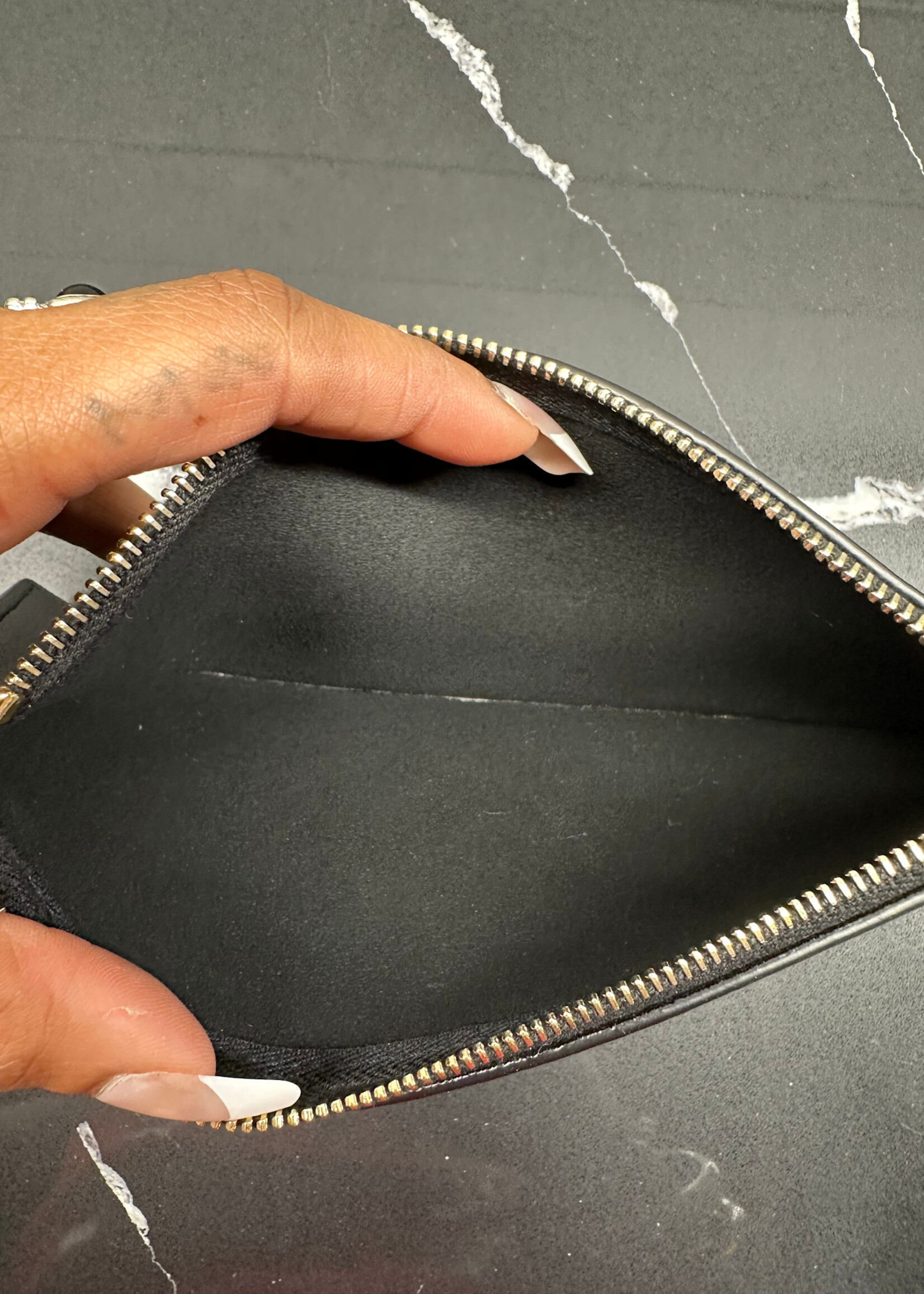 Saint Laurent Black Zip Pouch