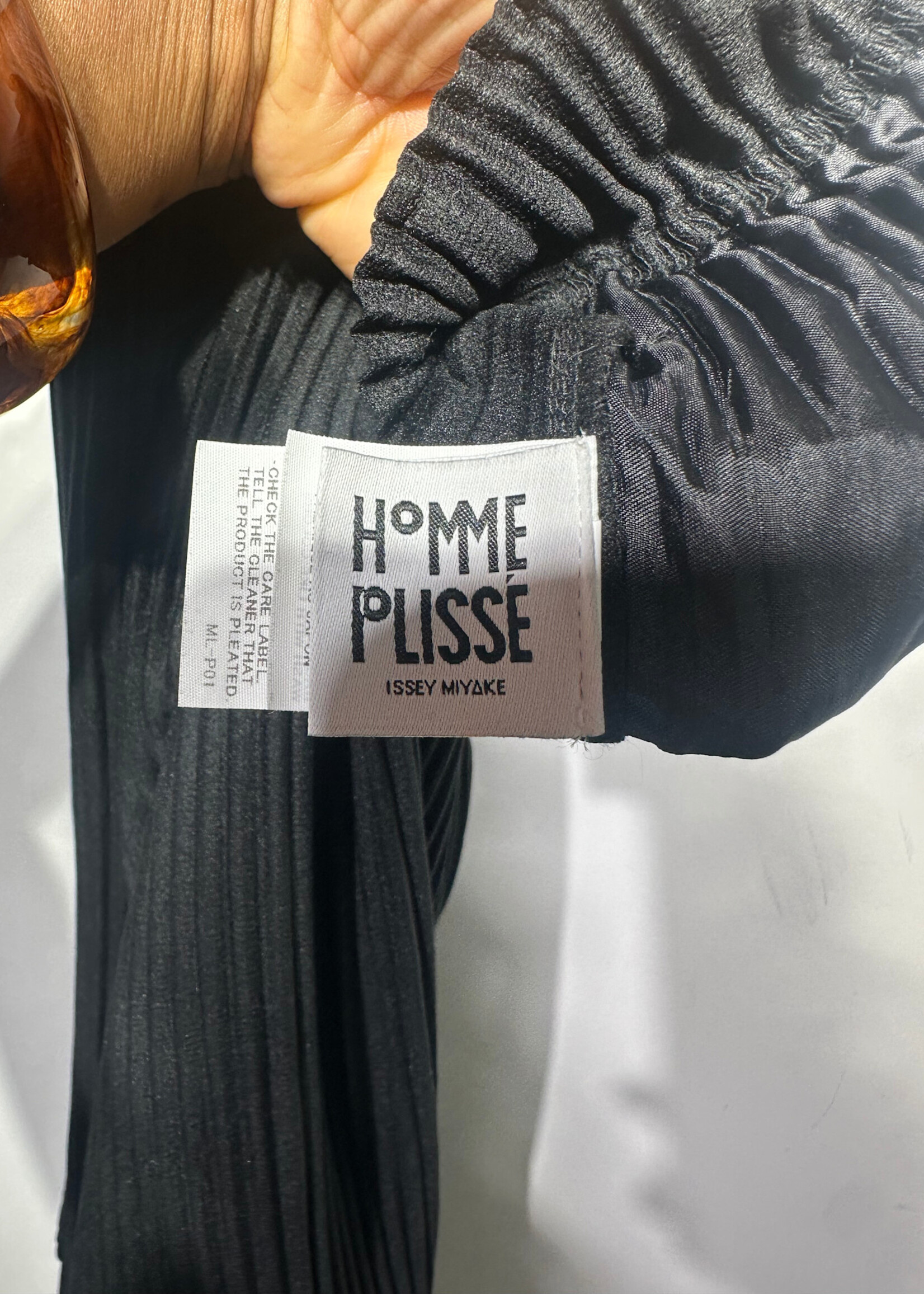 Issey Miyake Homme Plisse Black Pants 28 Unisex