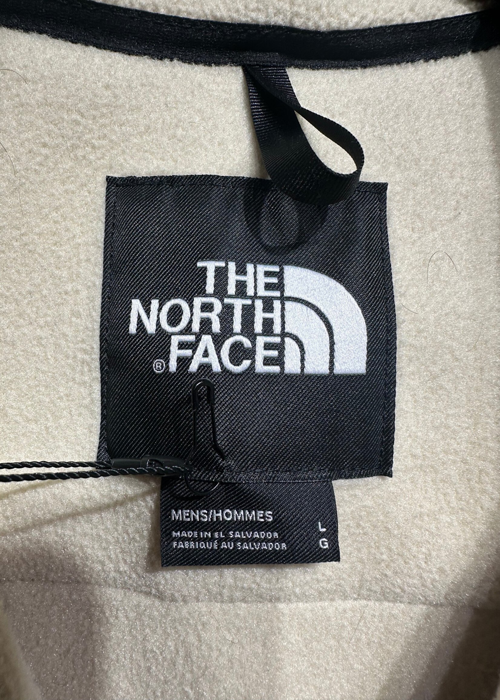 North Face Beige Denali Fleece Jacket L