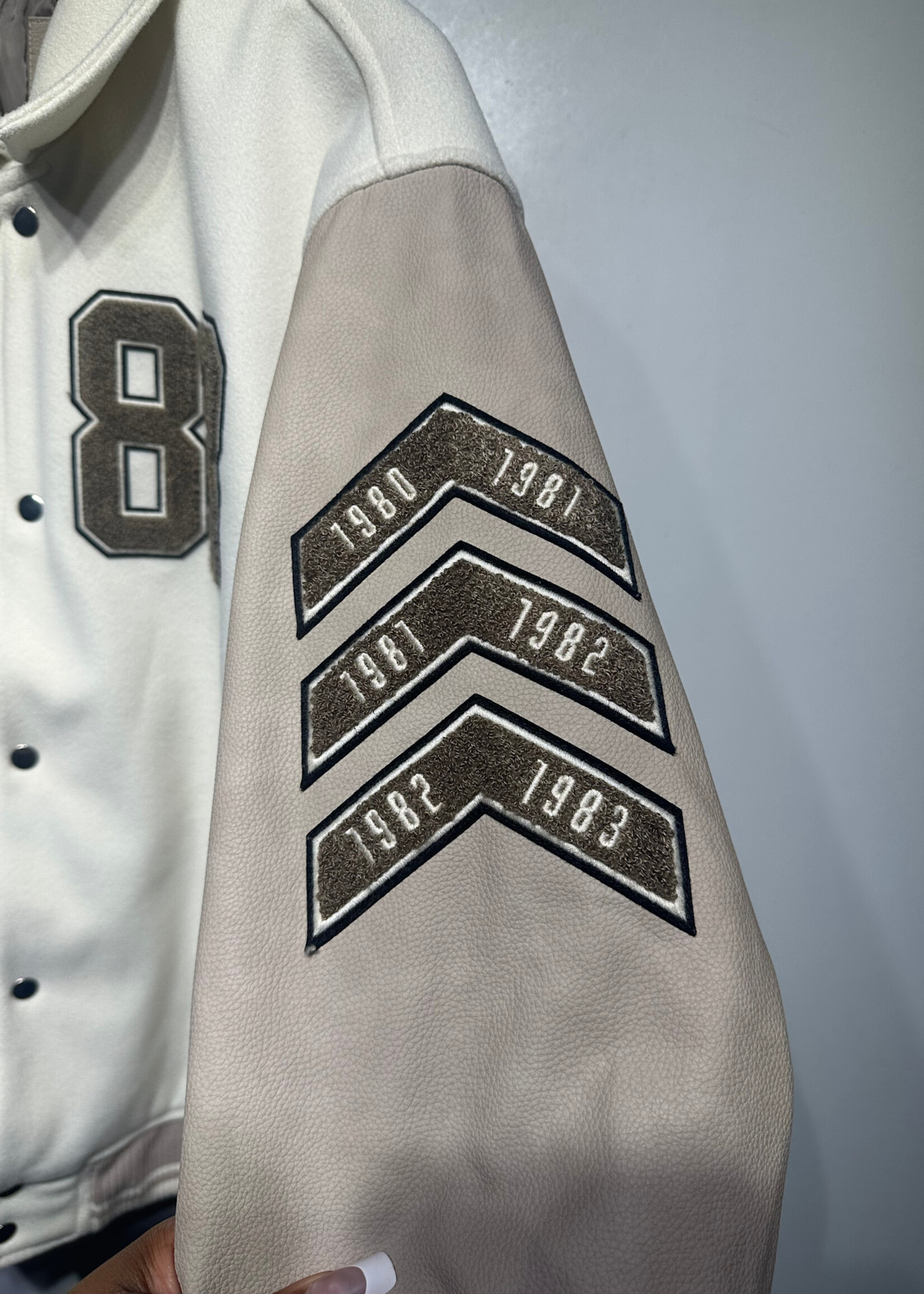 Abercrombie Echo Park Varsity Jacket L