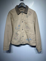 Abercrombie Floral Work Jacket L