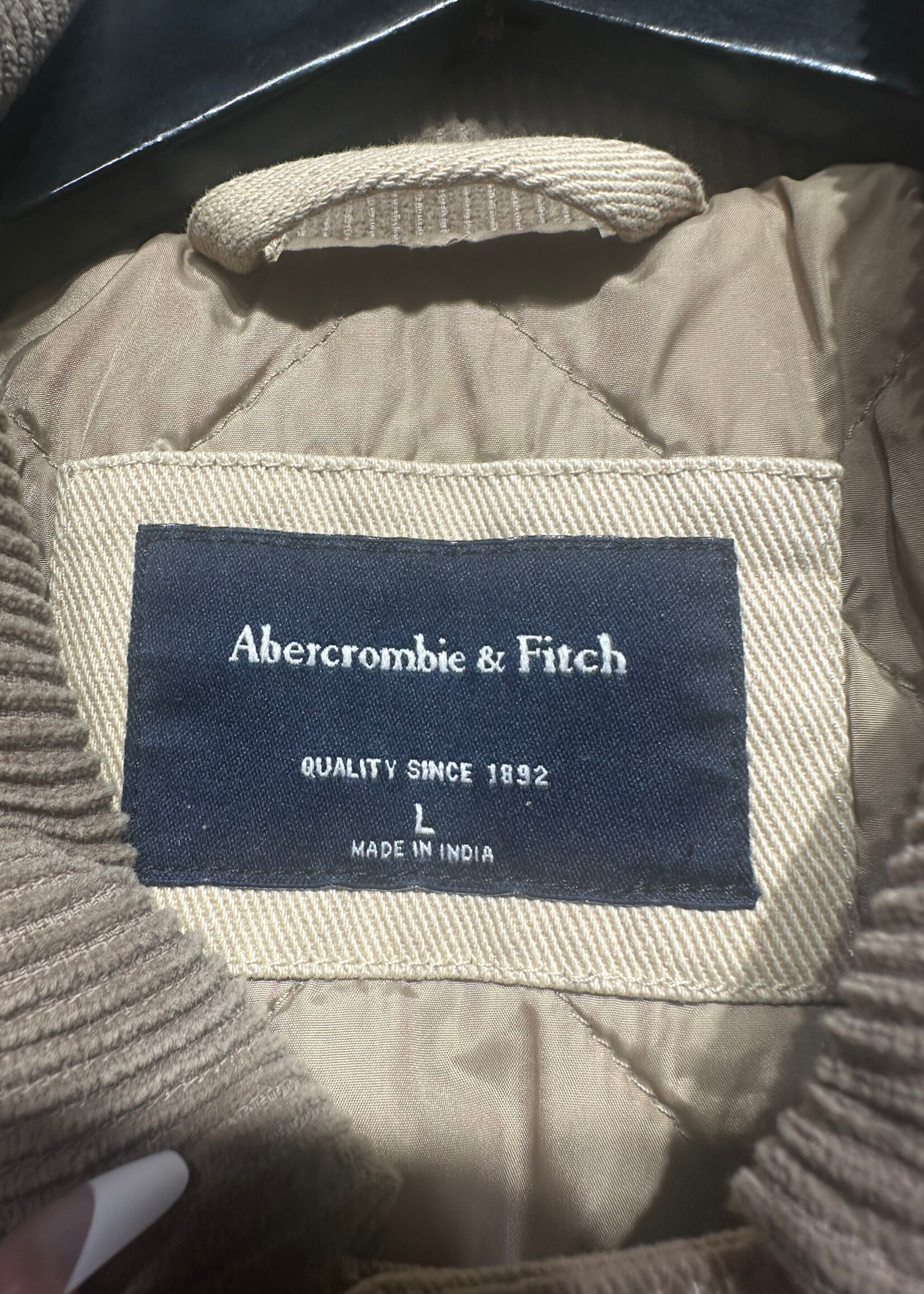Abercrombie Floral Work Jacket L