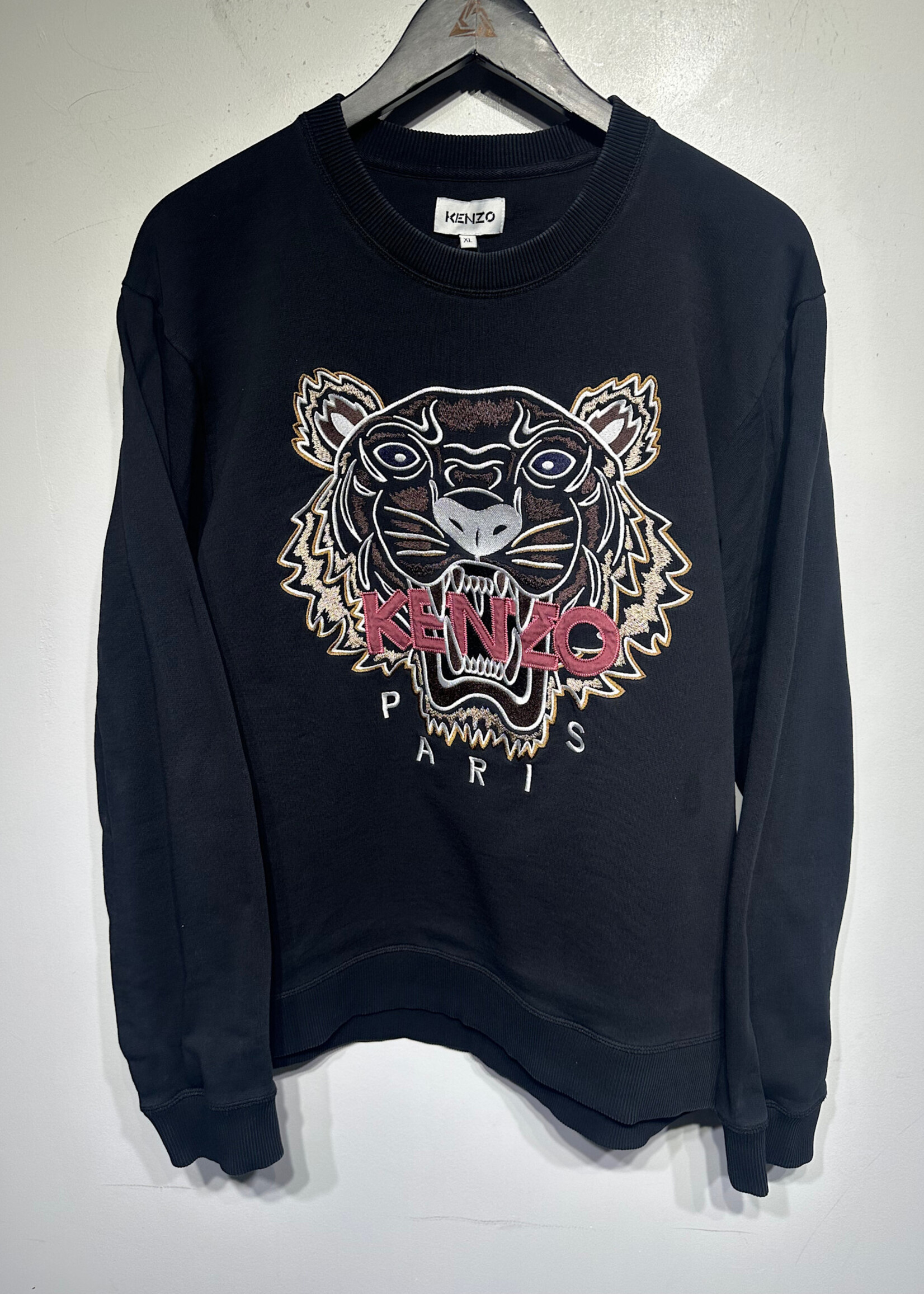 Kenzo Paris Tiger Black Sweater XL