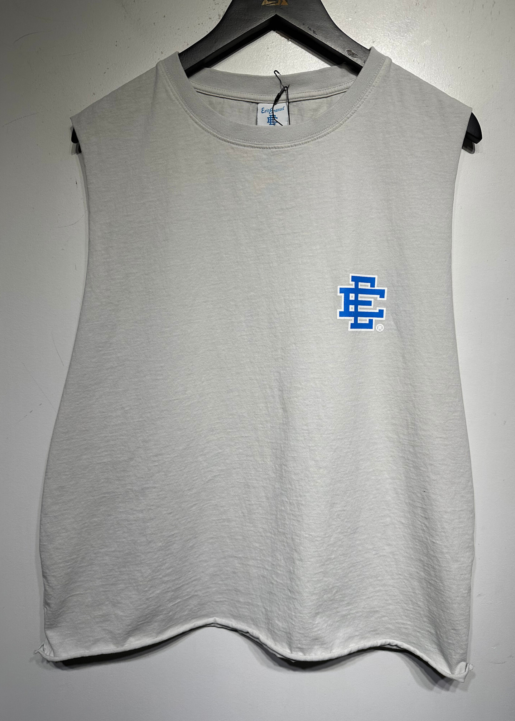 Eric Emmanuel White Cutoff Tee L