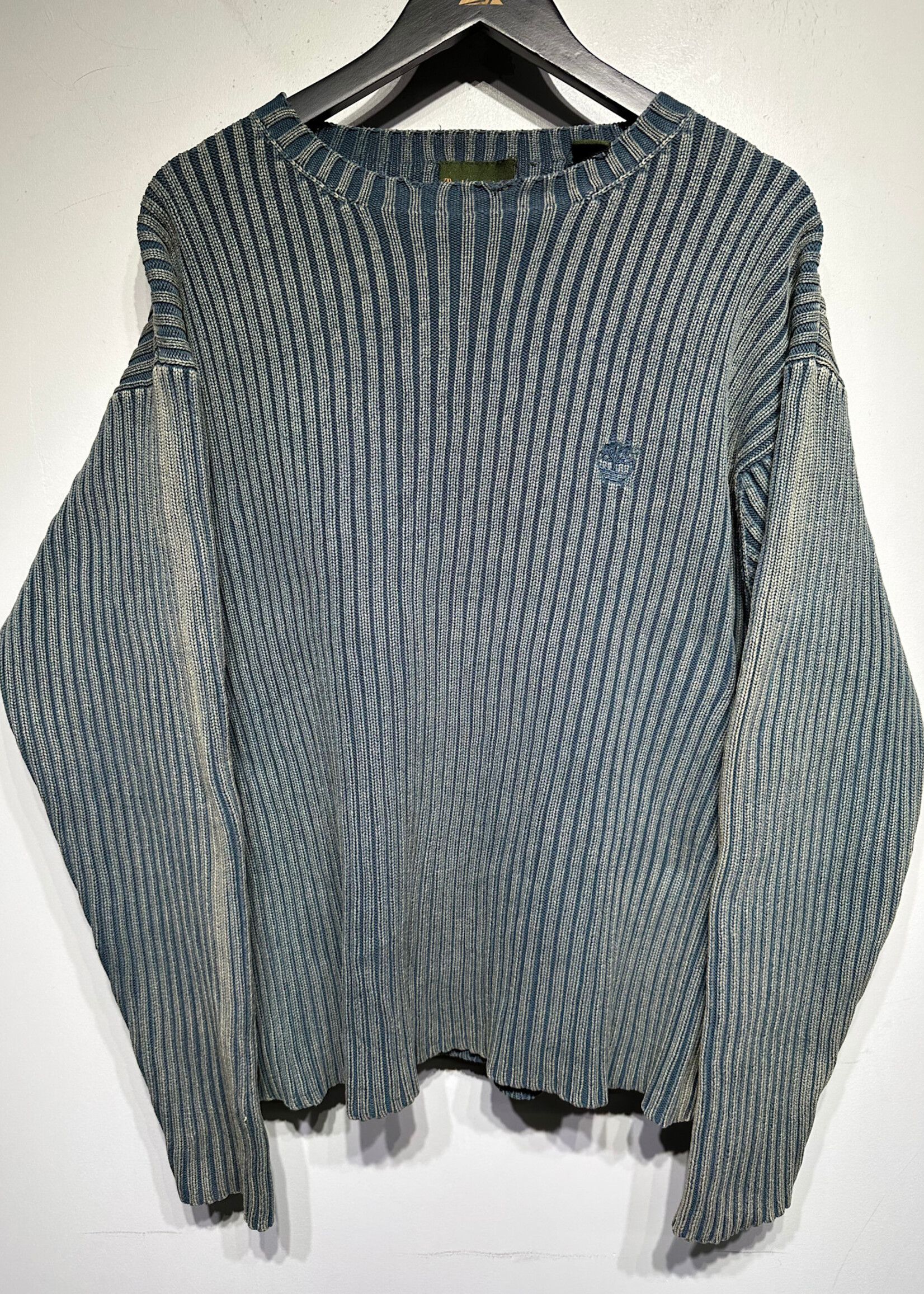 Timberland Blue Tan Knit Sweater XL