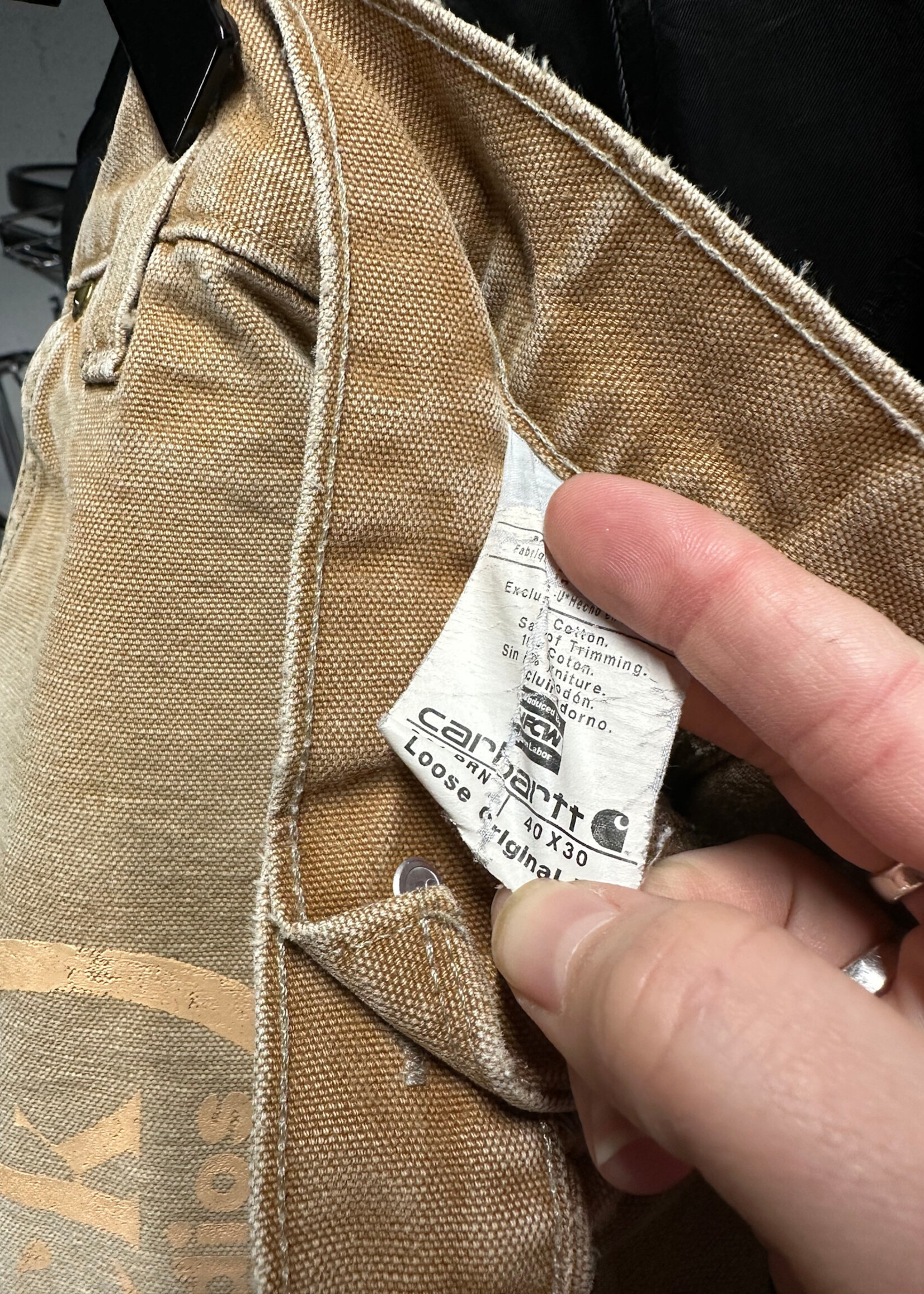 Nickel Reworked Carhartt Tan Shorts Masc 36