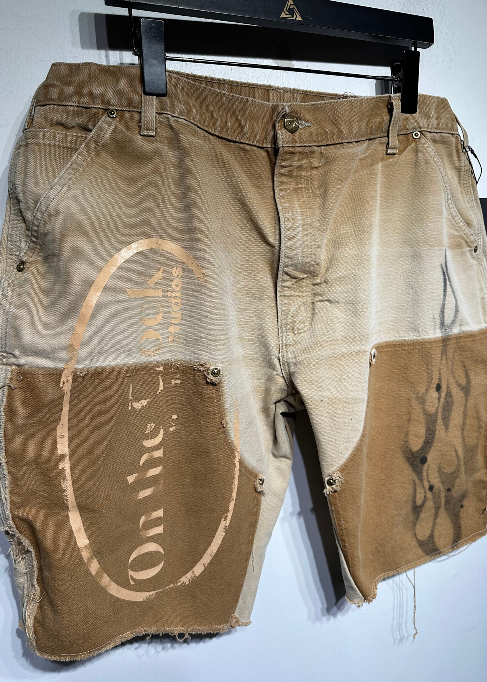 Nickel Reworked Carhartt Tan Shorts Masc 36