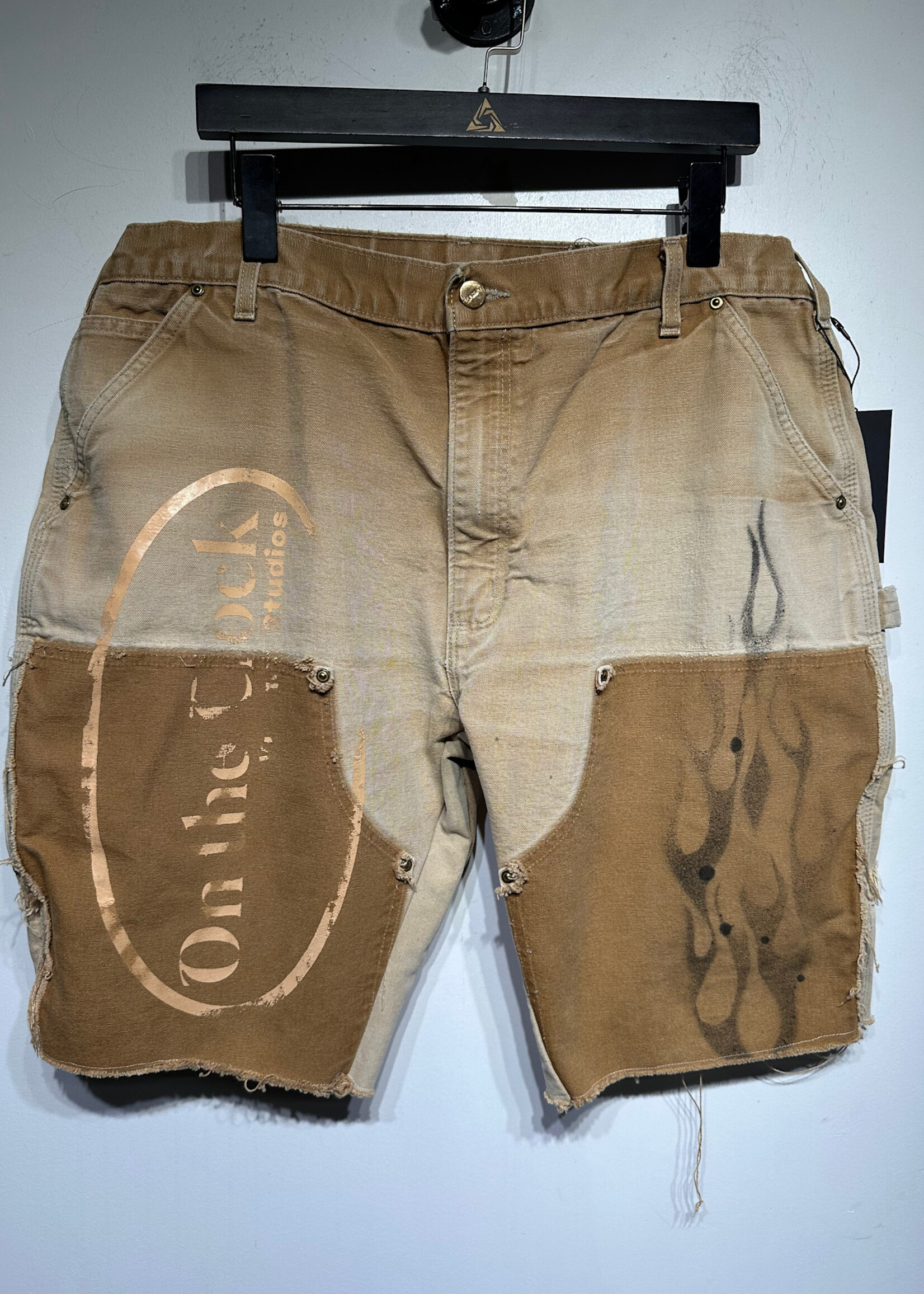 Nickel Reworked Carhartt Tan Shorts Masc 36