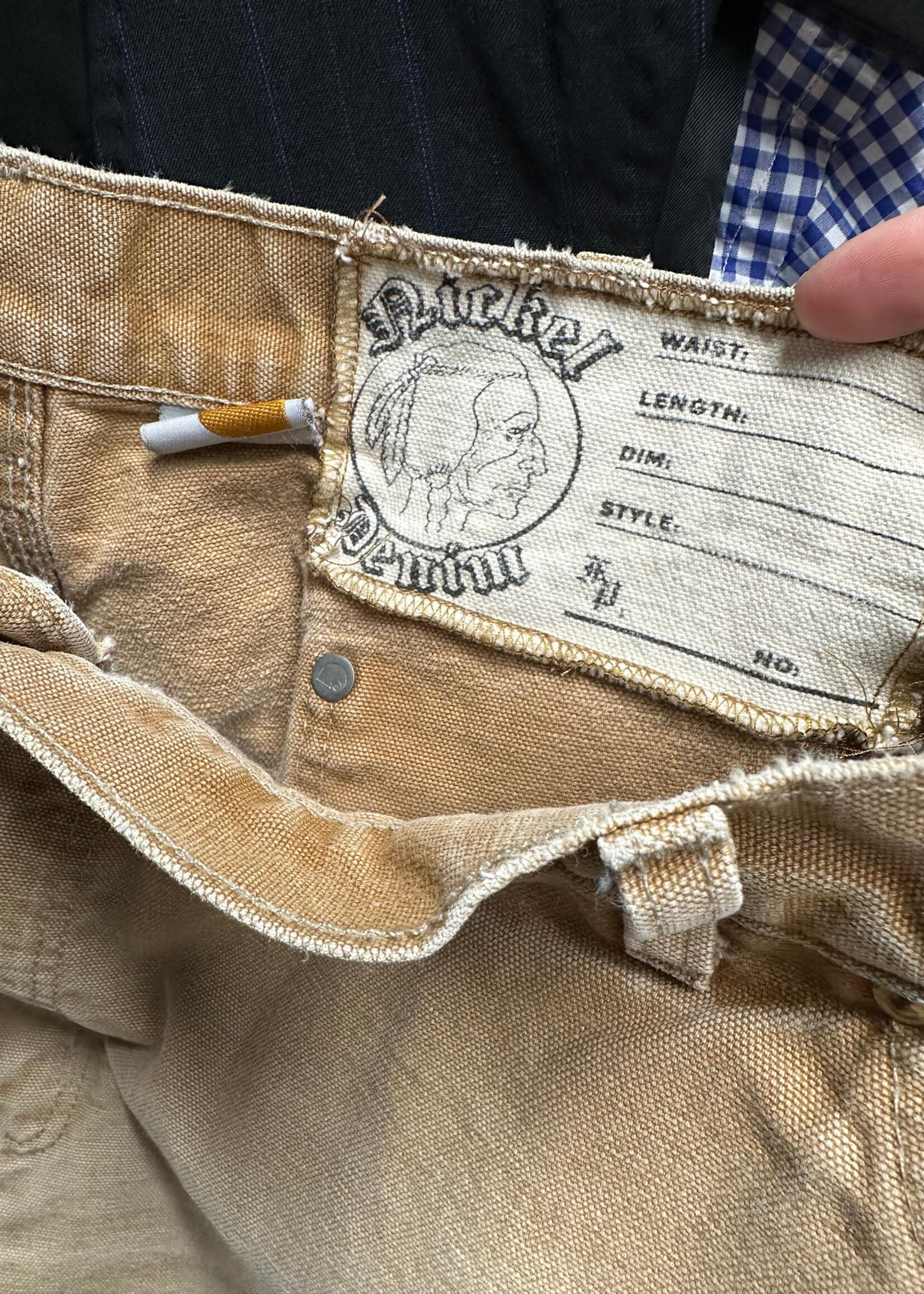 Nickel Reworked Carhartt Tan Shorts Masc 36