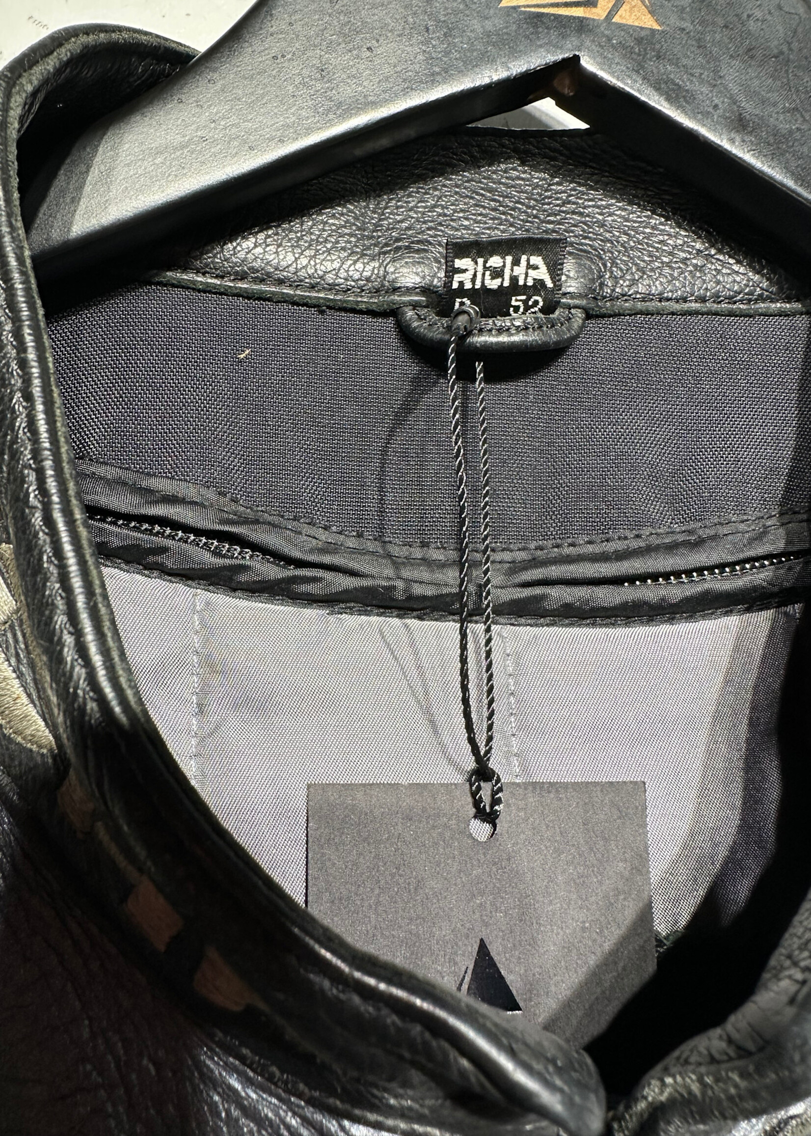 Richa Grey Black Biker Jacket Fits Masc L