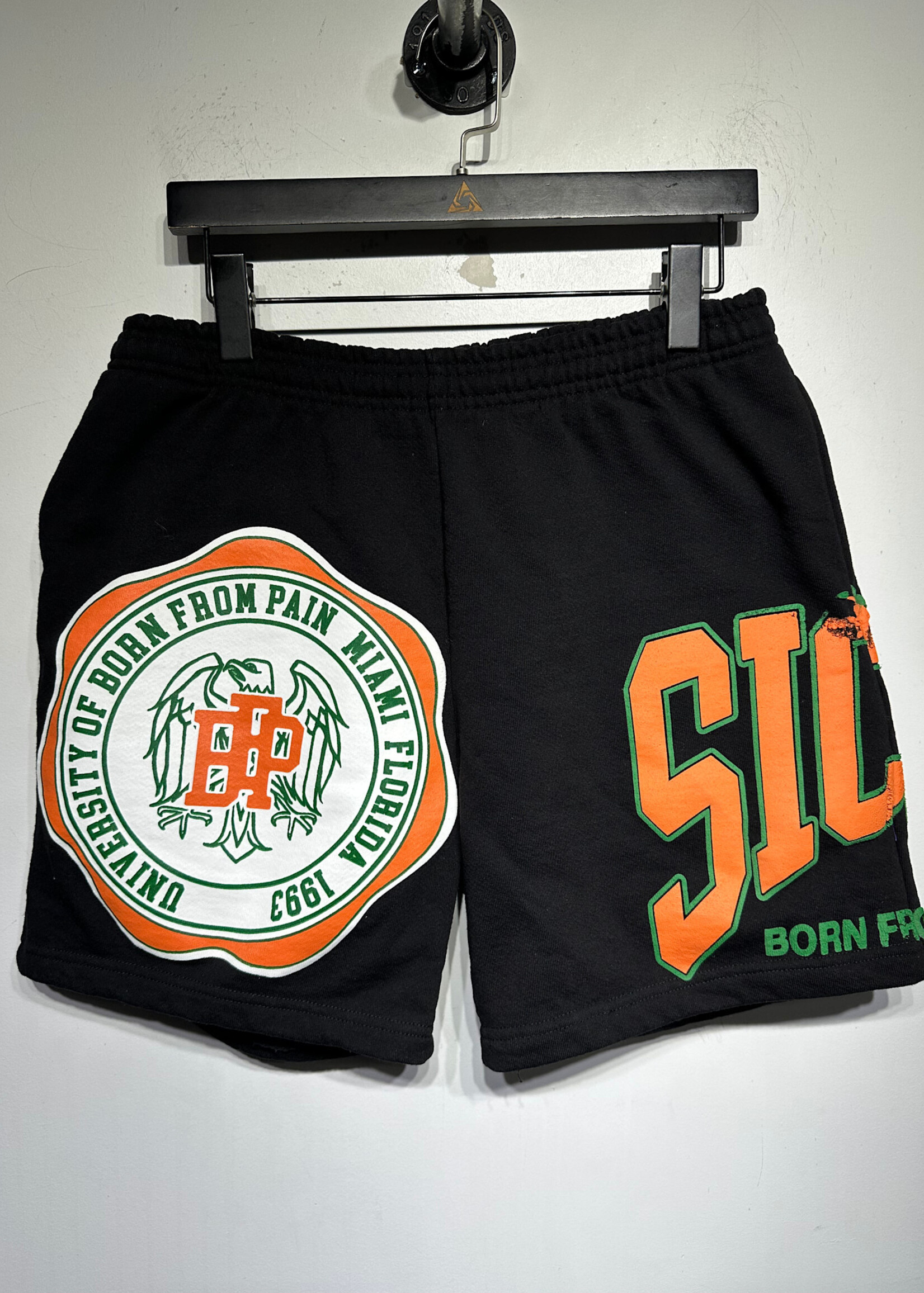 Sicko Orange Black Shorts M/32