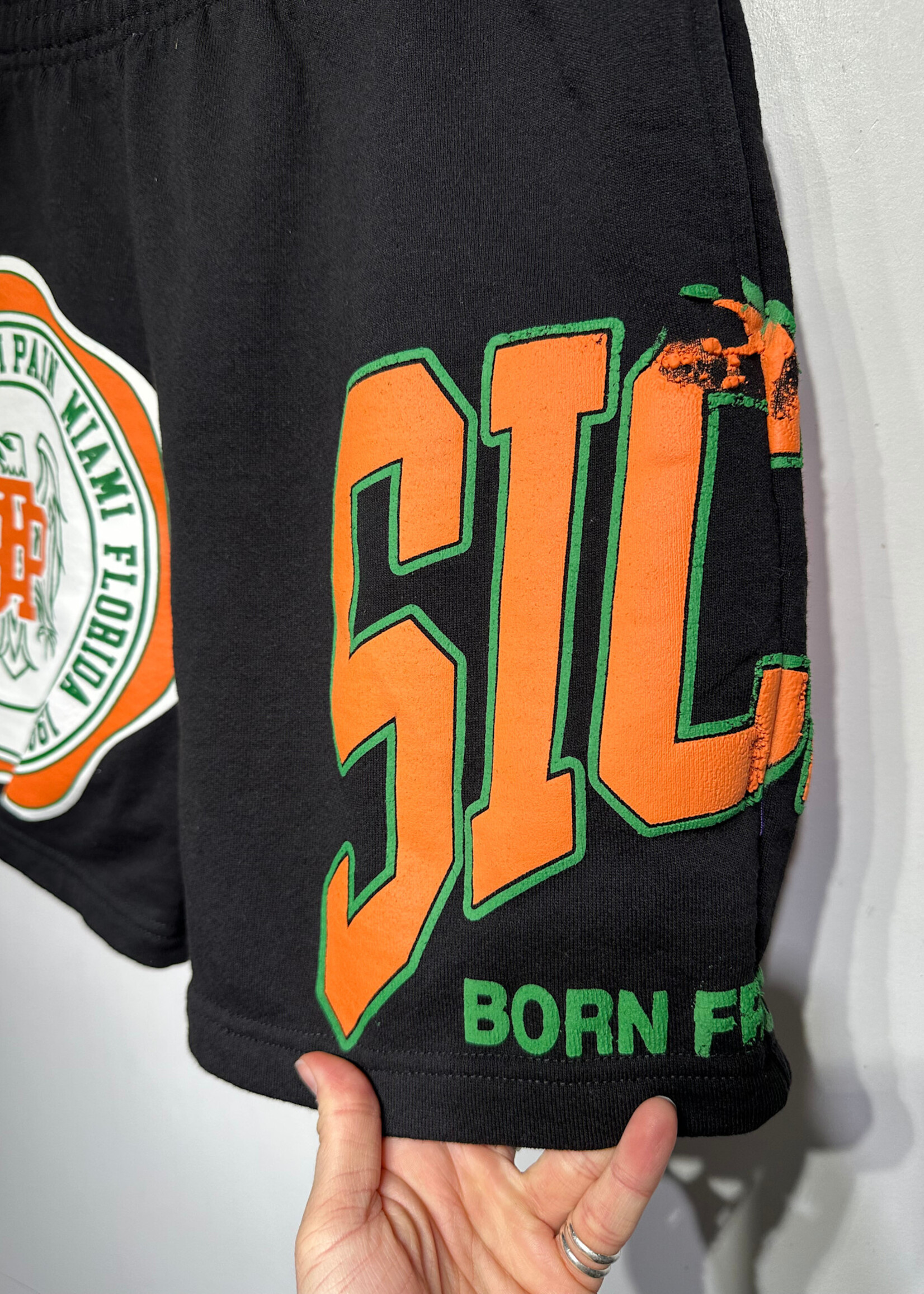 Sicko Orange Black Shorts M/32