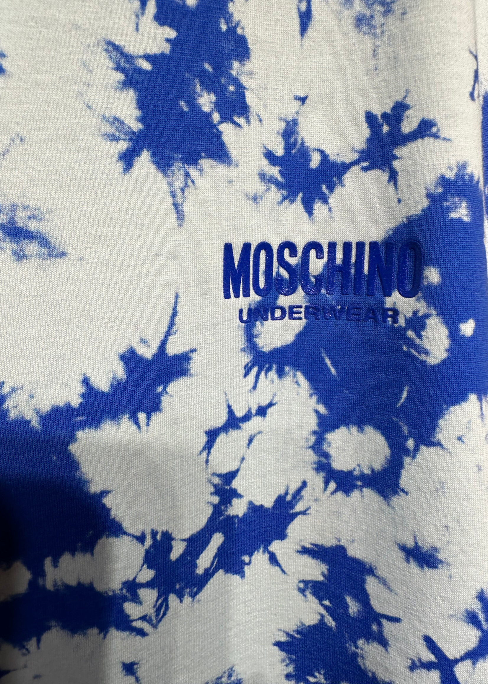 Moschino NWT Blue Tie Dye Tee S