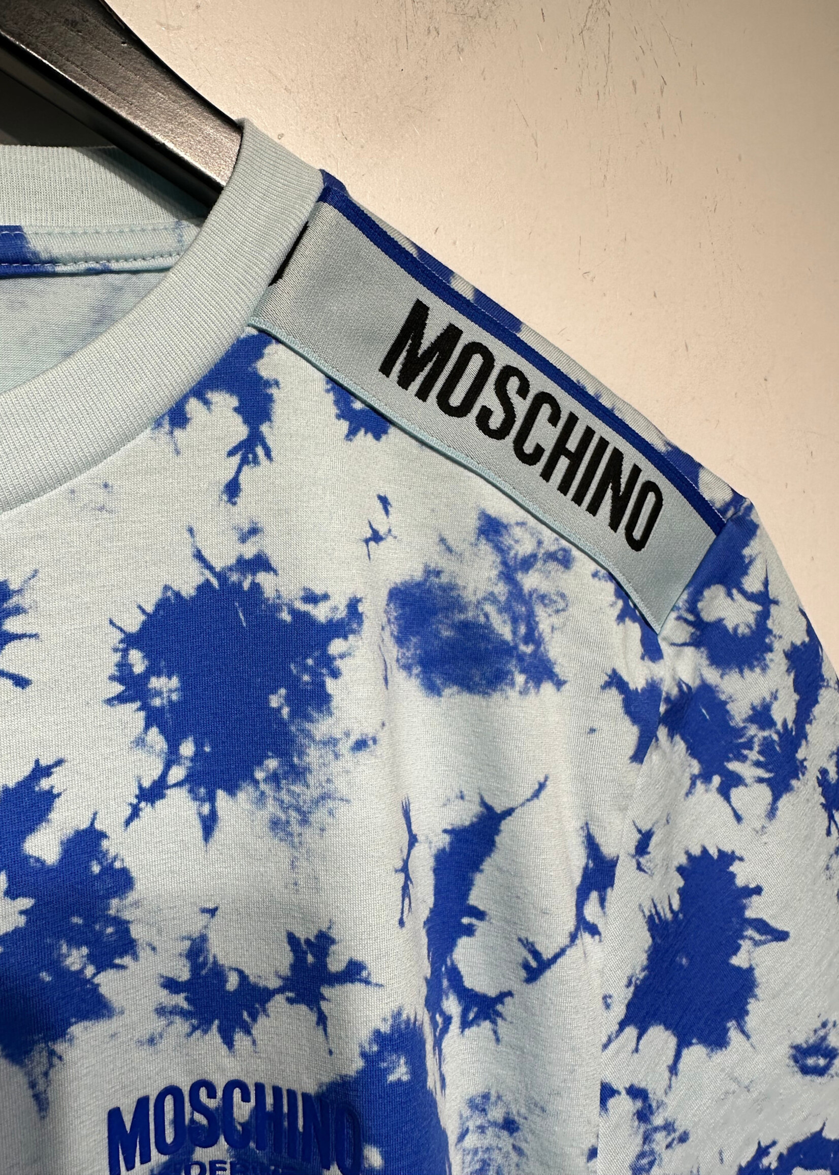 Moschino NWT Blue Tie Dye Tee S