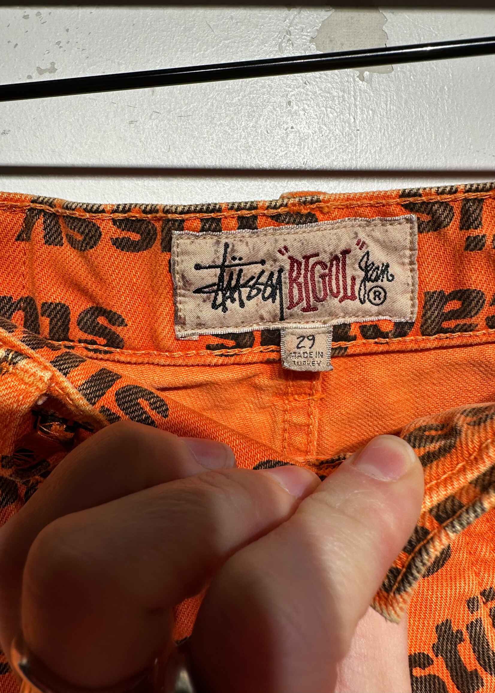 Stussy CPFM Orange Jeans Masc 29