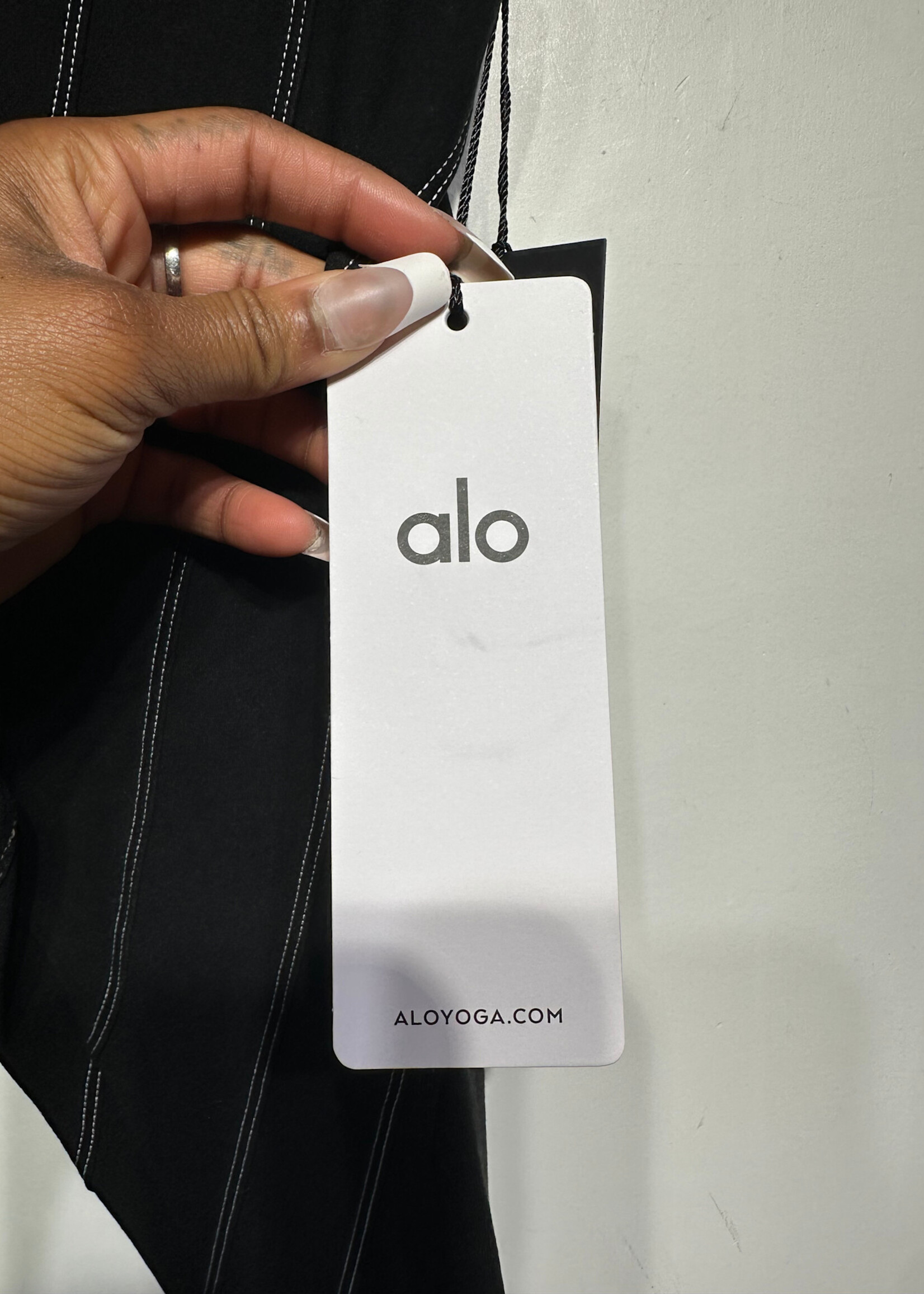 ALO NWT High Waist Sunray Black Legging XS