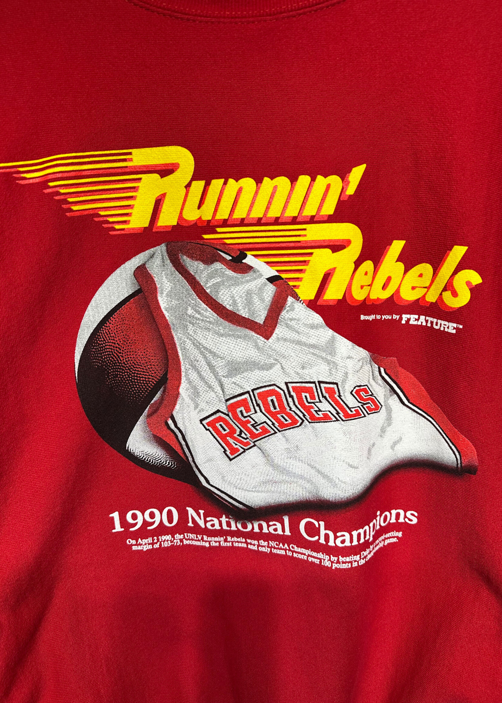 Champion Feature x UNLV Red Logo Sweater