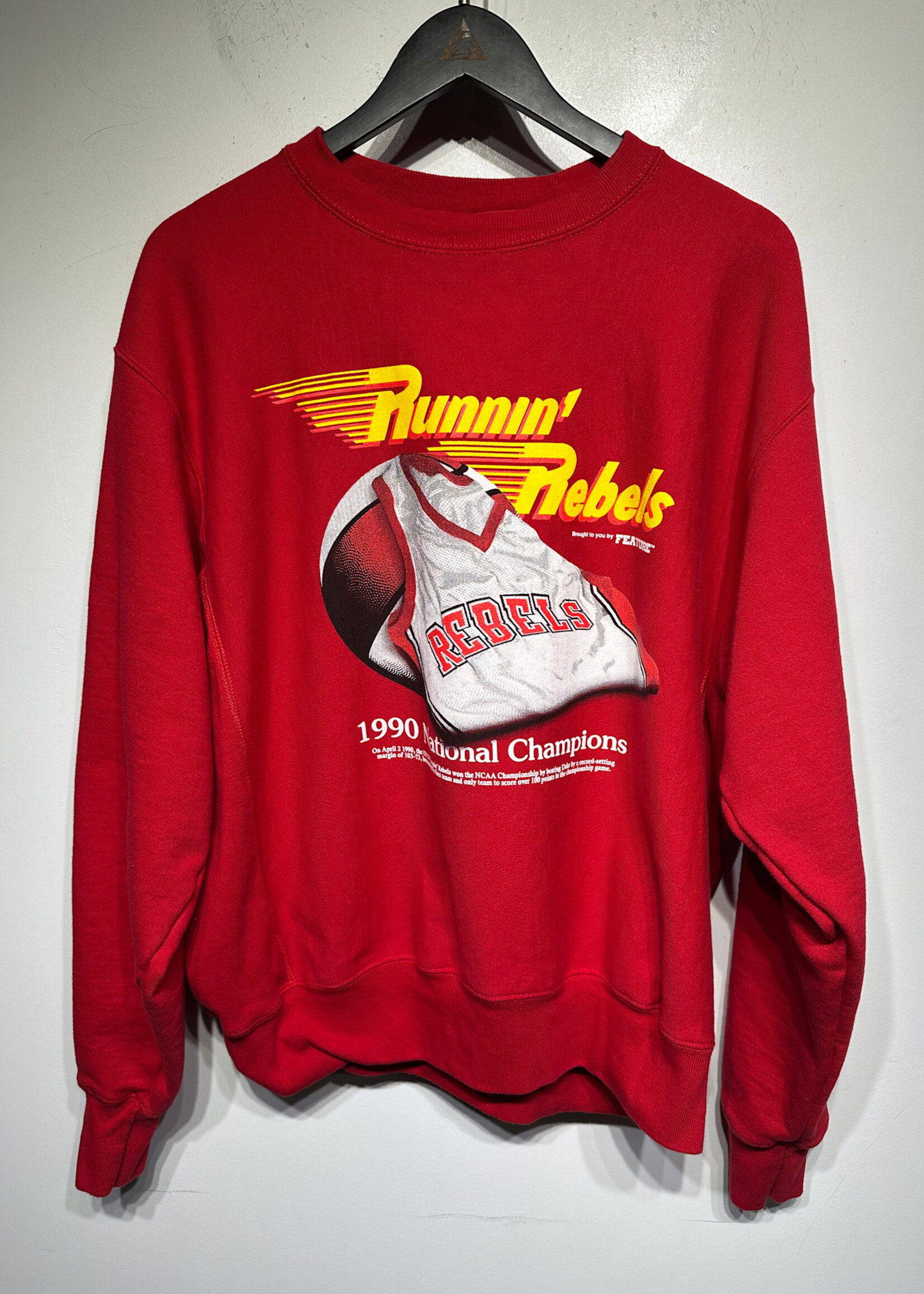 Champion Feature x UNLV Red Logo Sweater