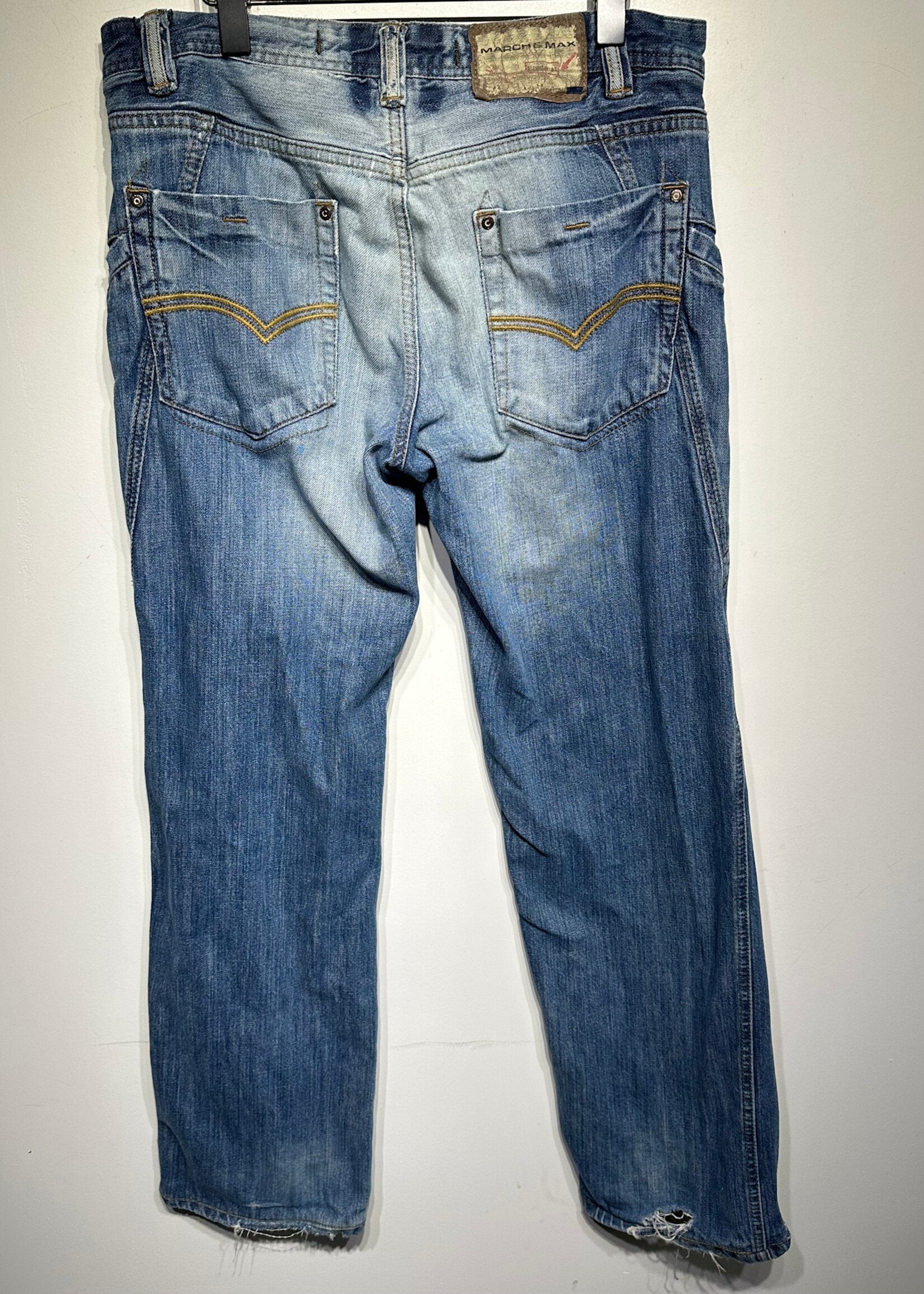 March & Max Y2k Distressed Jeans Masc 36