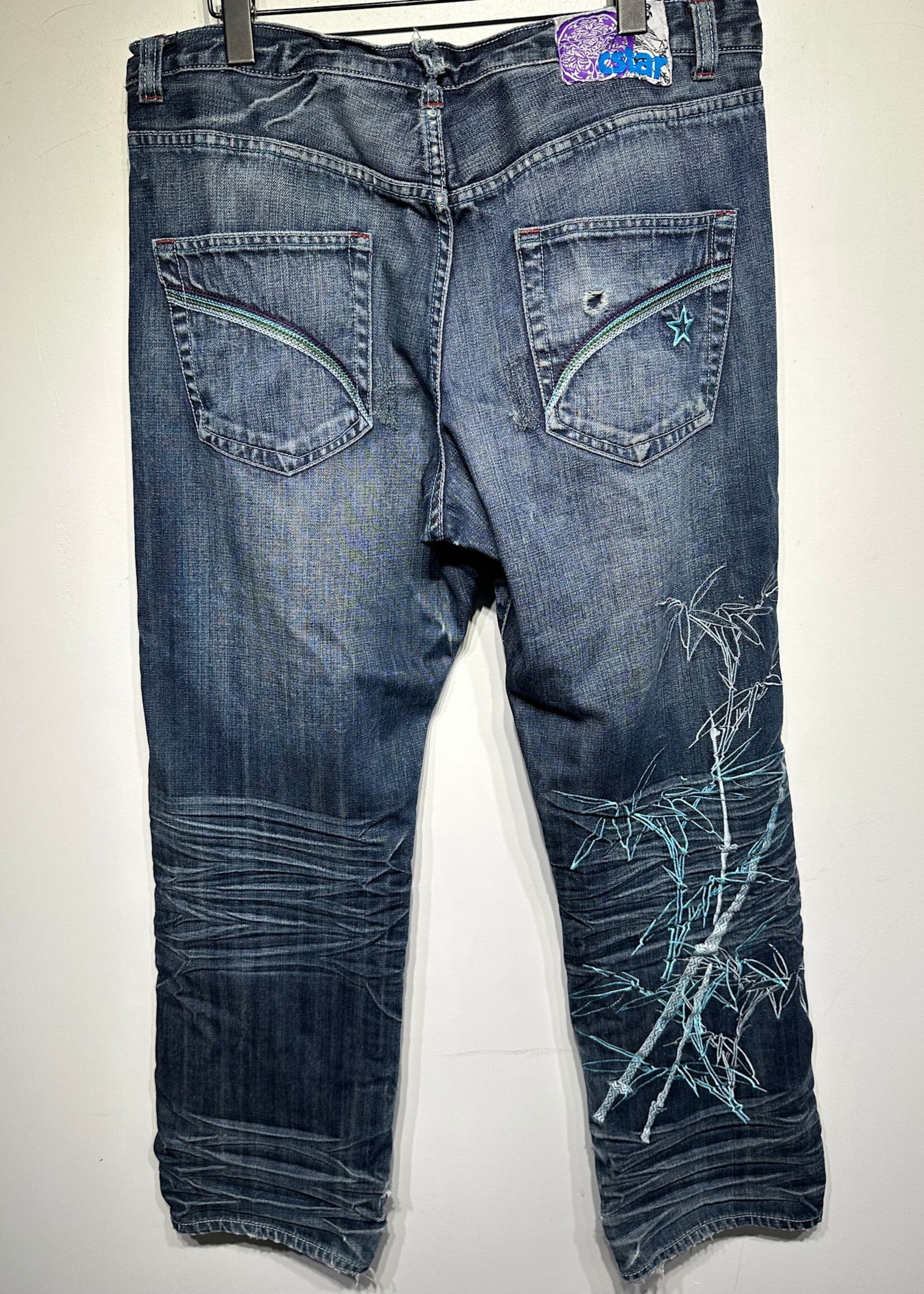 Cstar Y2k Embroidered Jeans Masc 36