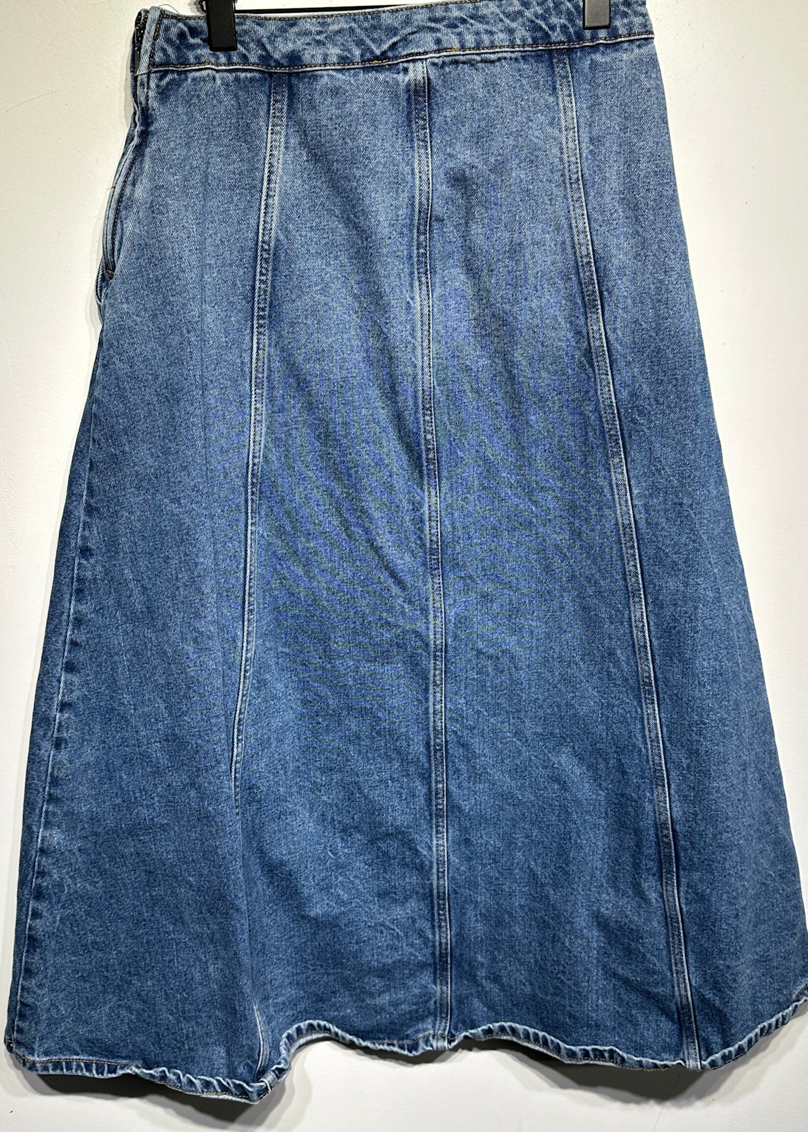 Noisy May Mid Wash Maxi Skirt 28