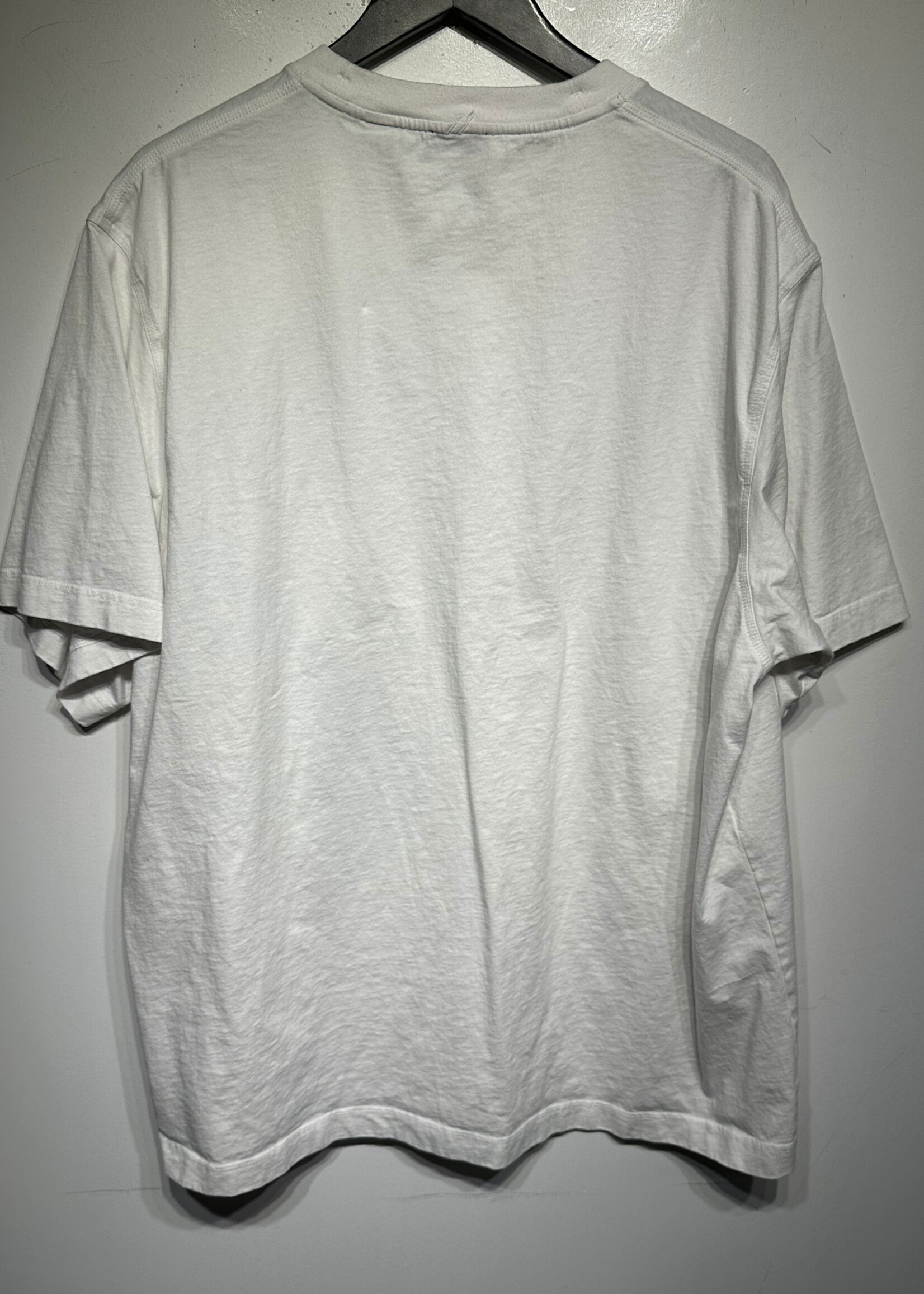 Burberry Chain Print White T-Shirt 3X