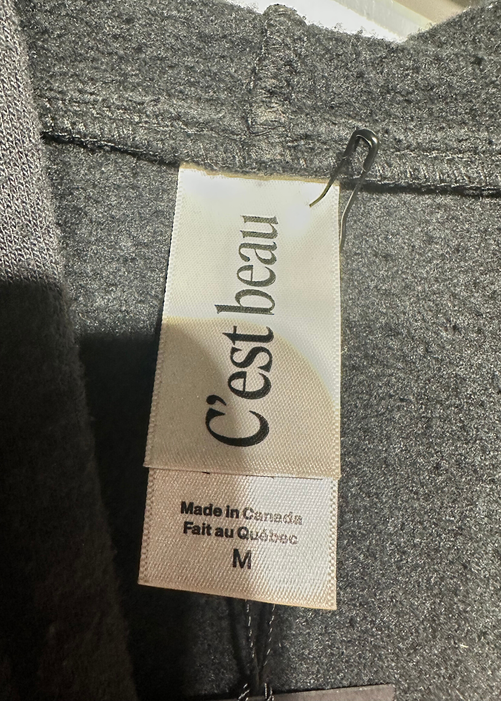 C'est Beau Parachute Muse Museum Black Hoodie M