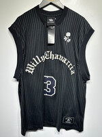 Adidas x Willy Chavarria Black Pinstripe Jersey