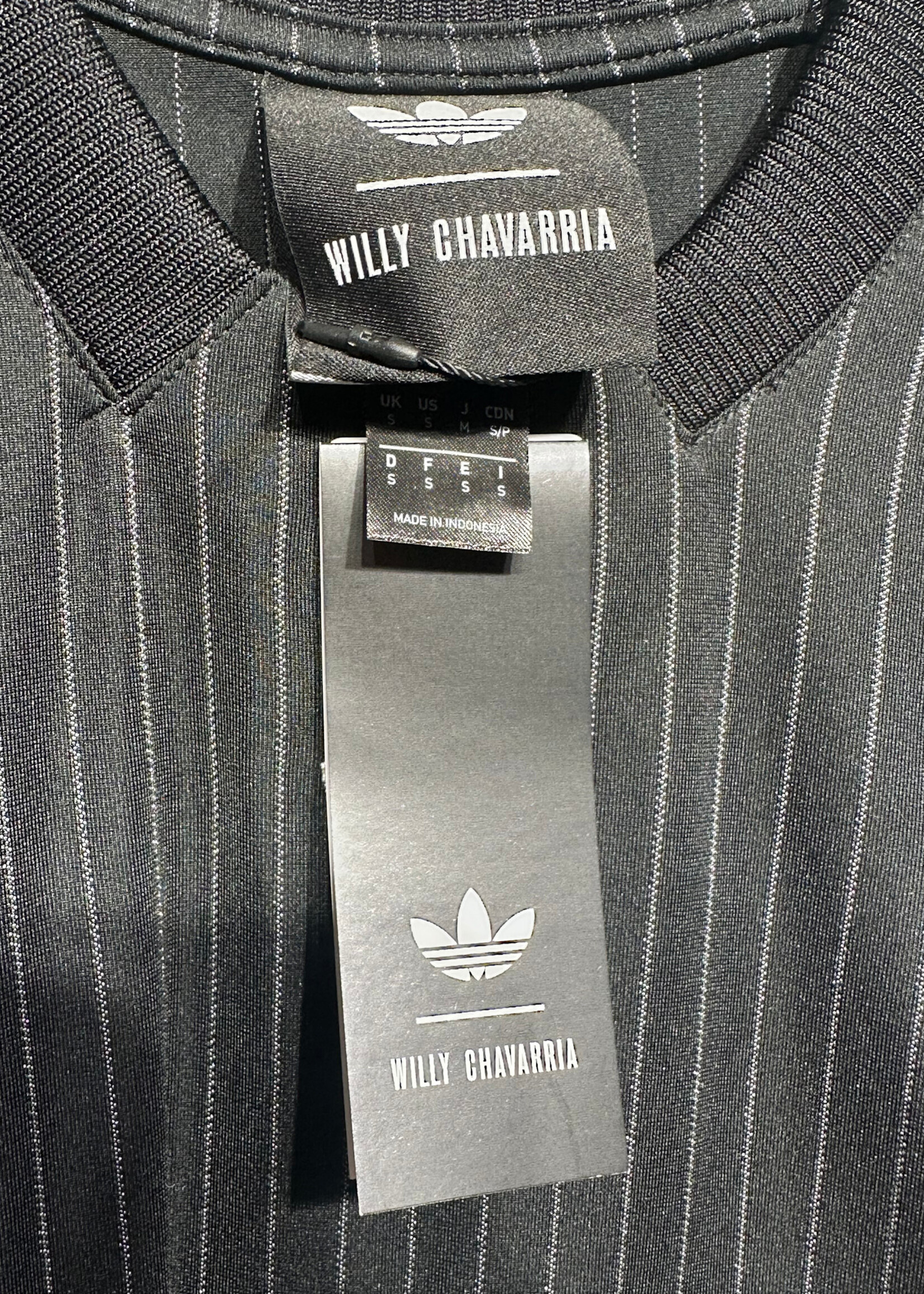 Adidas x Willy Chavarria Black Pinstripe Jersey