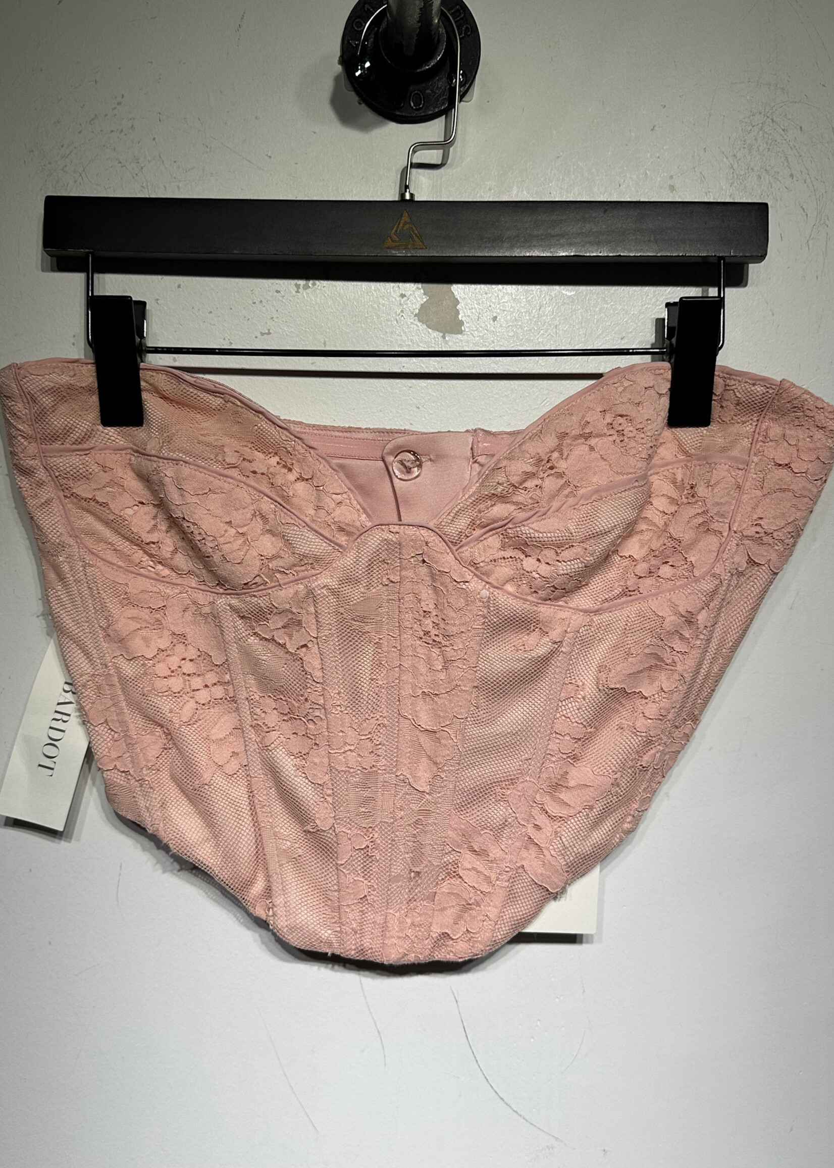 Bardot NWT Pink Strapless Corset M