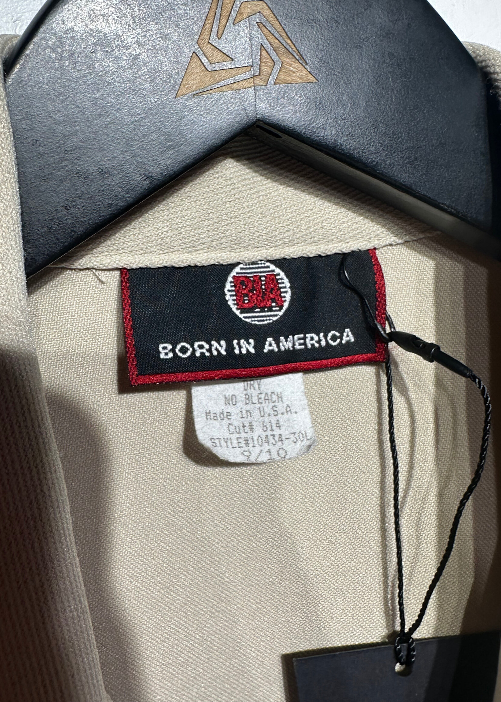 Born In America Beige Crop Blazer M