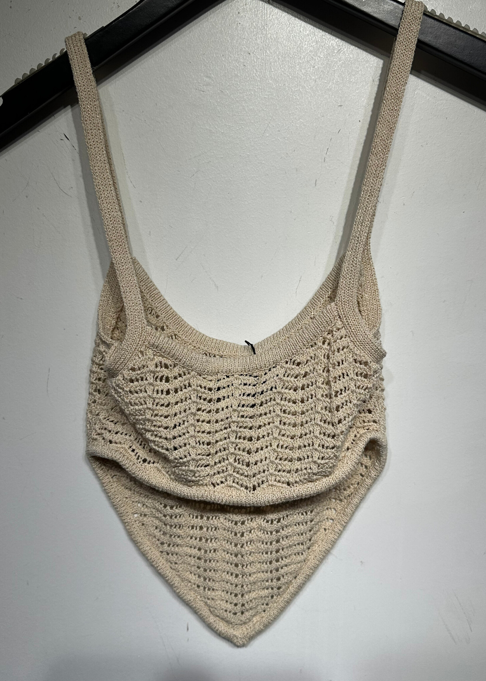 Michael Costello x Revolve Tan Knit Tank S