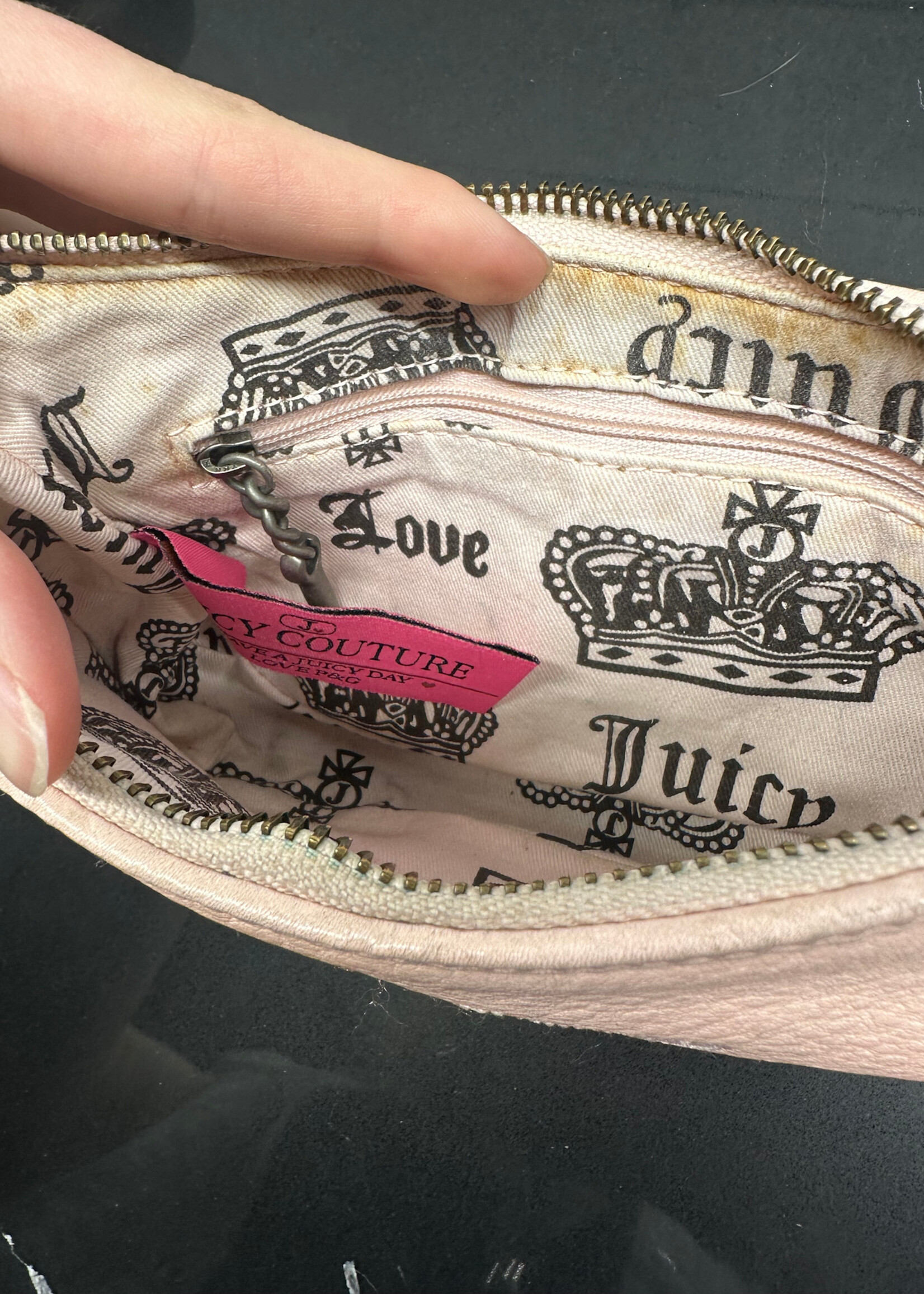 Juicy Light Pink Leather Purse AS IS
