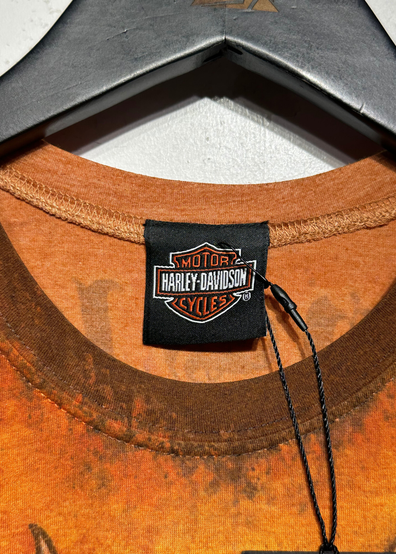 Harley Y2K Tennessee Orange Dragon Tee M