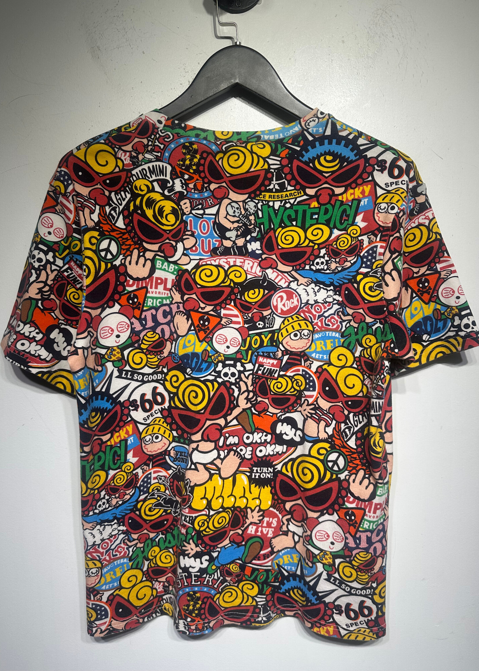 Hysteric Mini AOP Multicolor Character Tee L