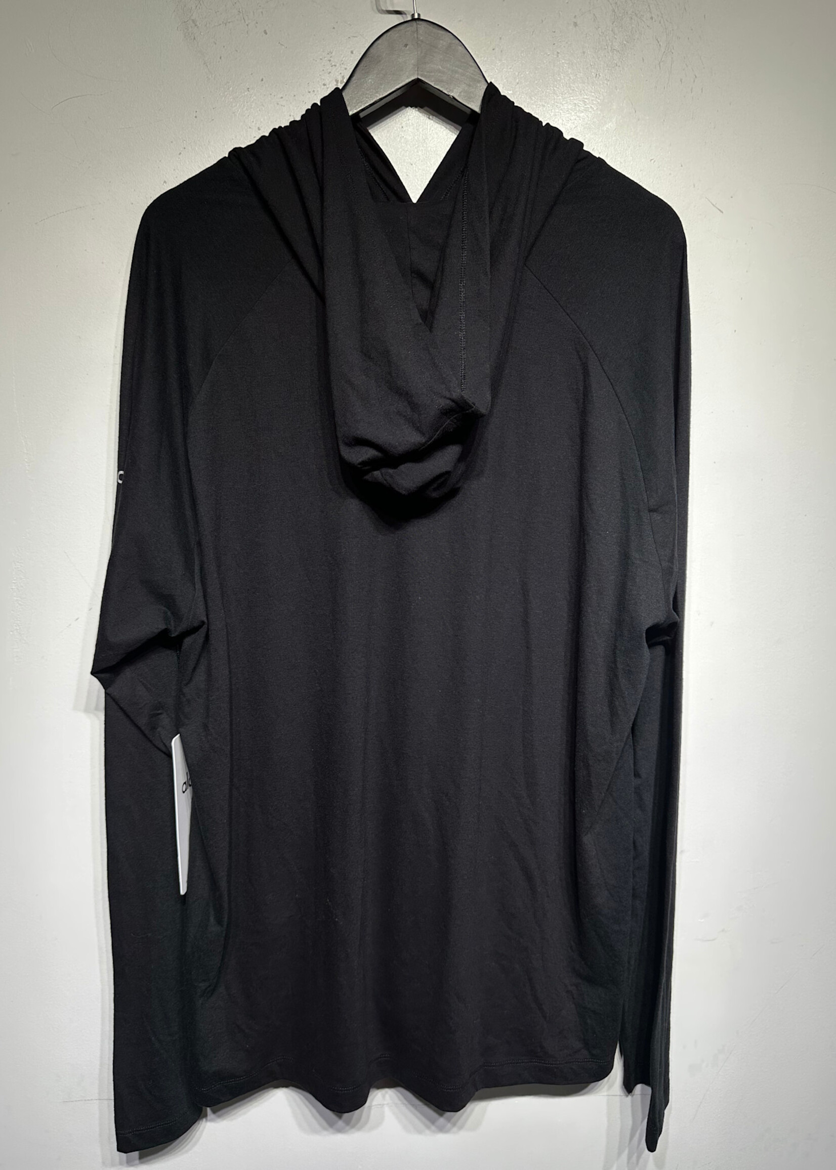 NWT Alo Black Lightweight Hooded LS XXL