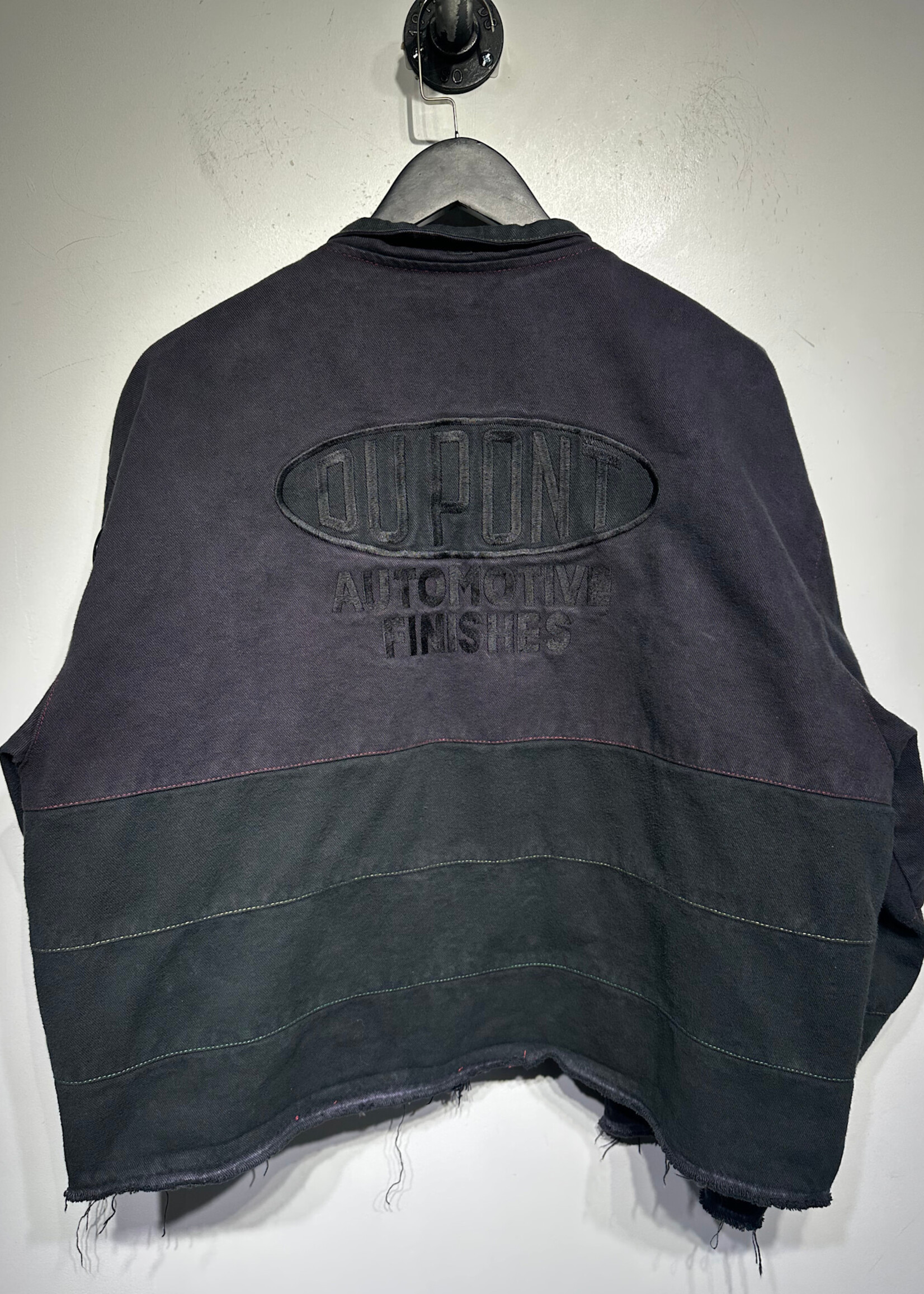 Dupont Dyed Cropped Racing Jacket As Is L