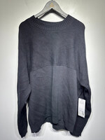 NWT Alo Black Ribbed Sweater XL