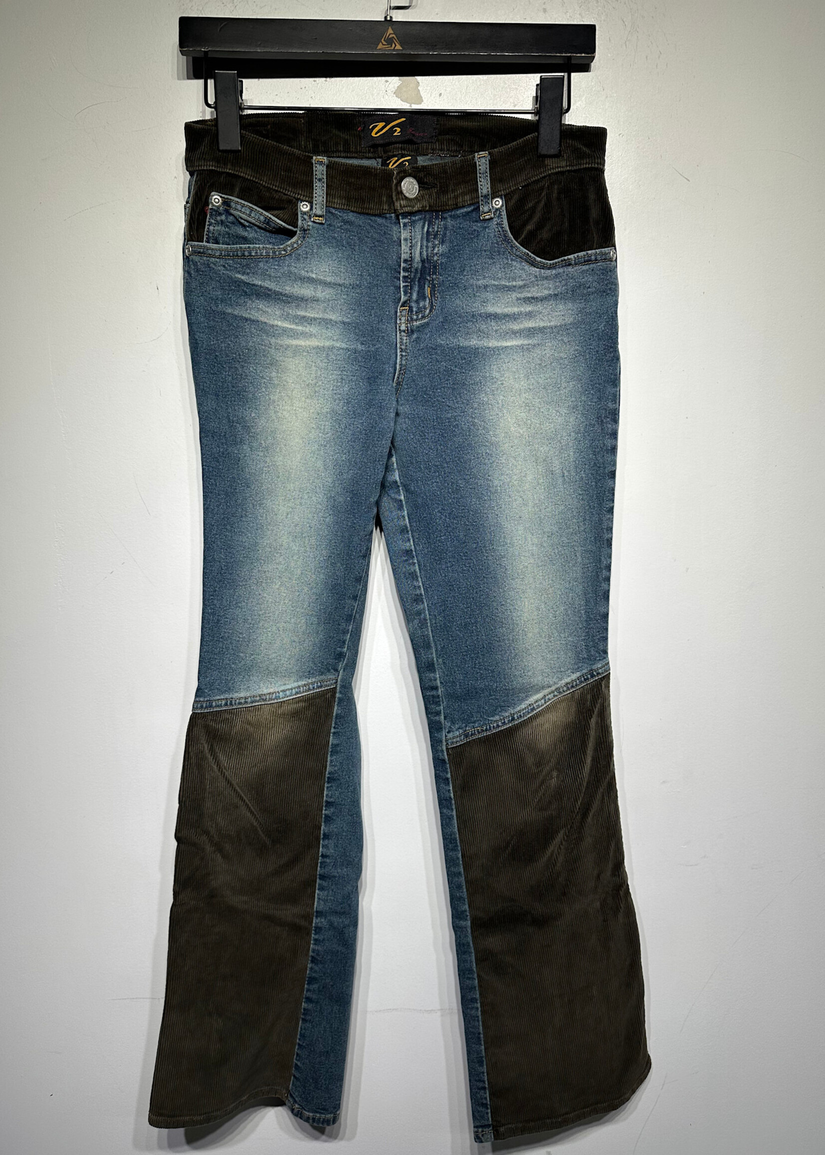 V2 Y2K Corduroy/Denim Flares 3/26-27"