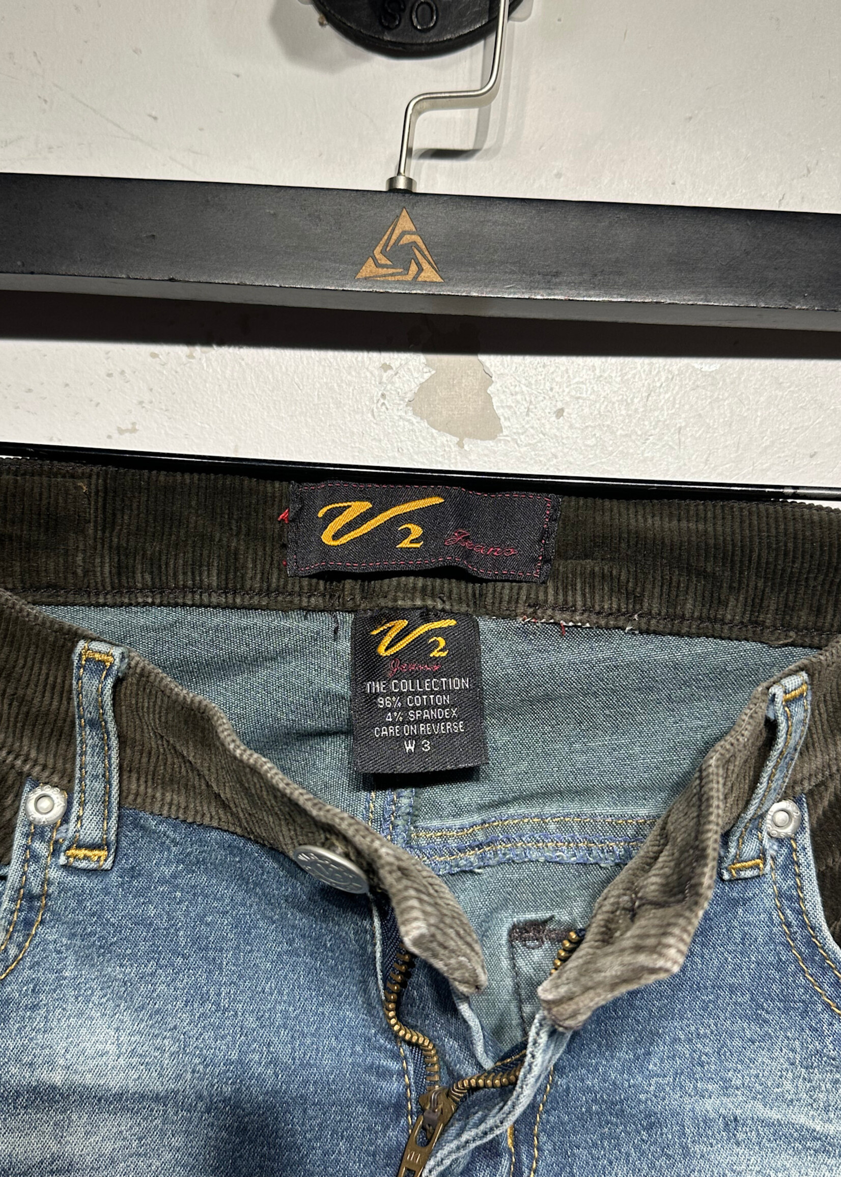 V2 Y2K Corduroy/Denim Flares 3/26-27"