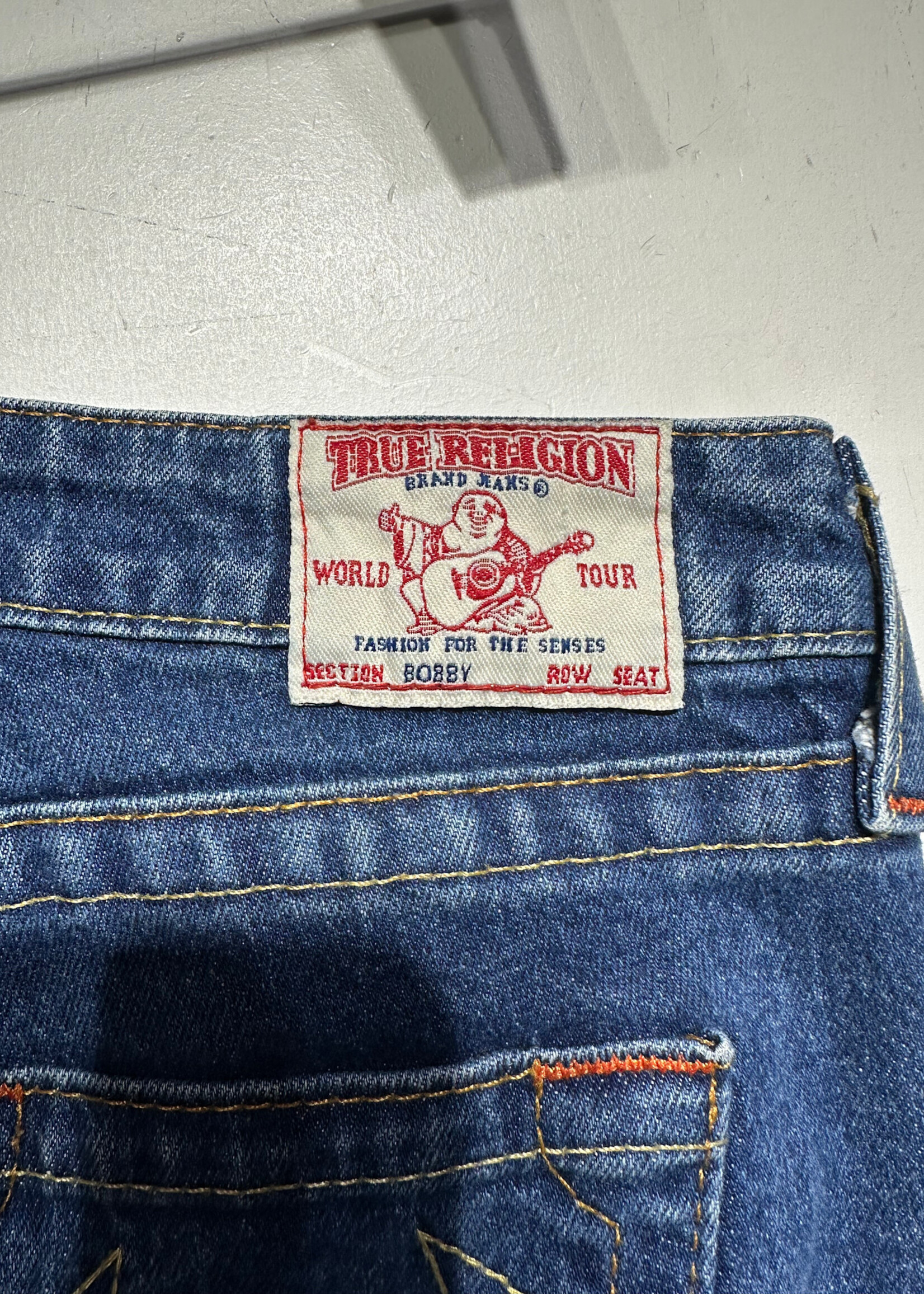 True Religion 2000s Blue Wash Flares 26